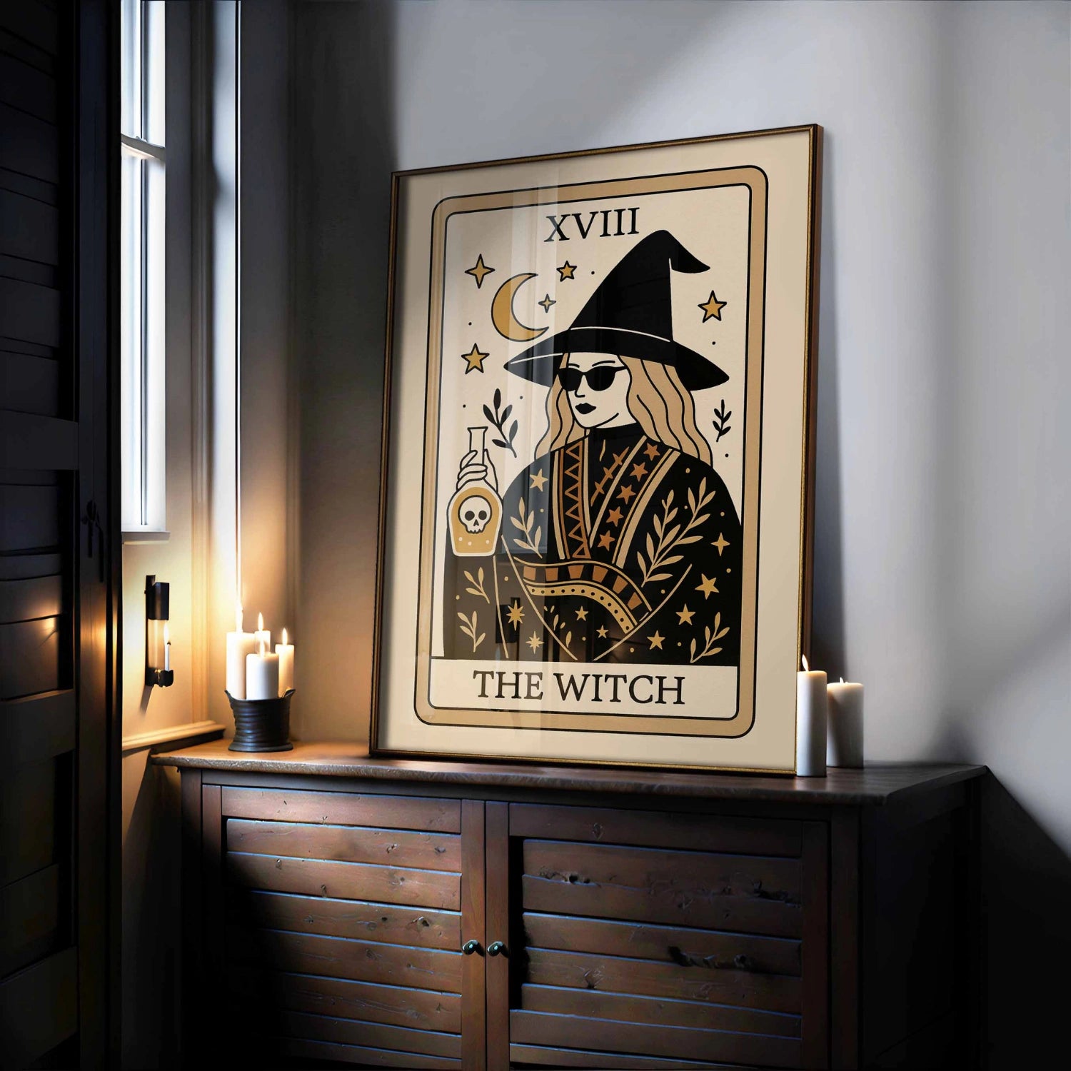 The Witch Tarot Print – Cool Halloween
