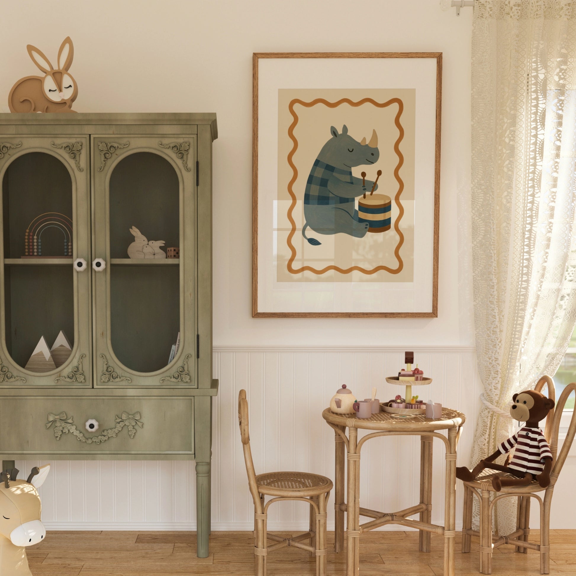 Vintage Jungle Poster