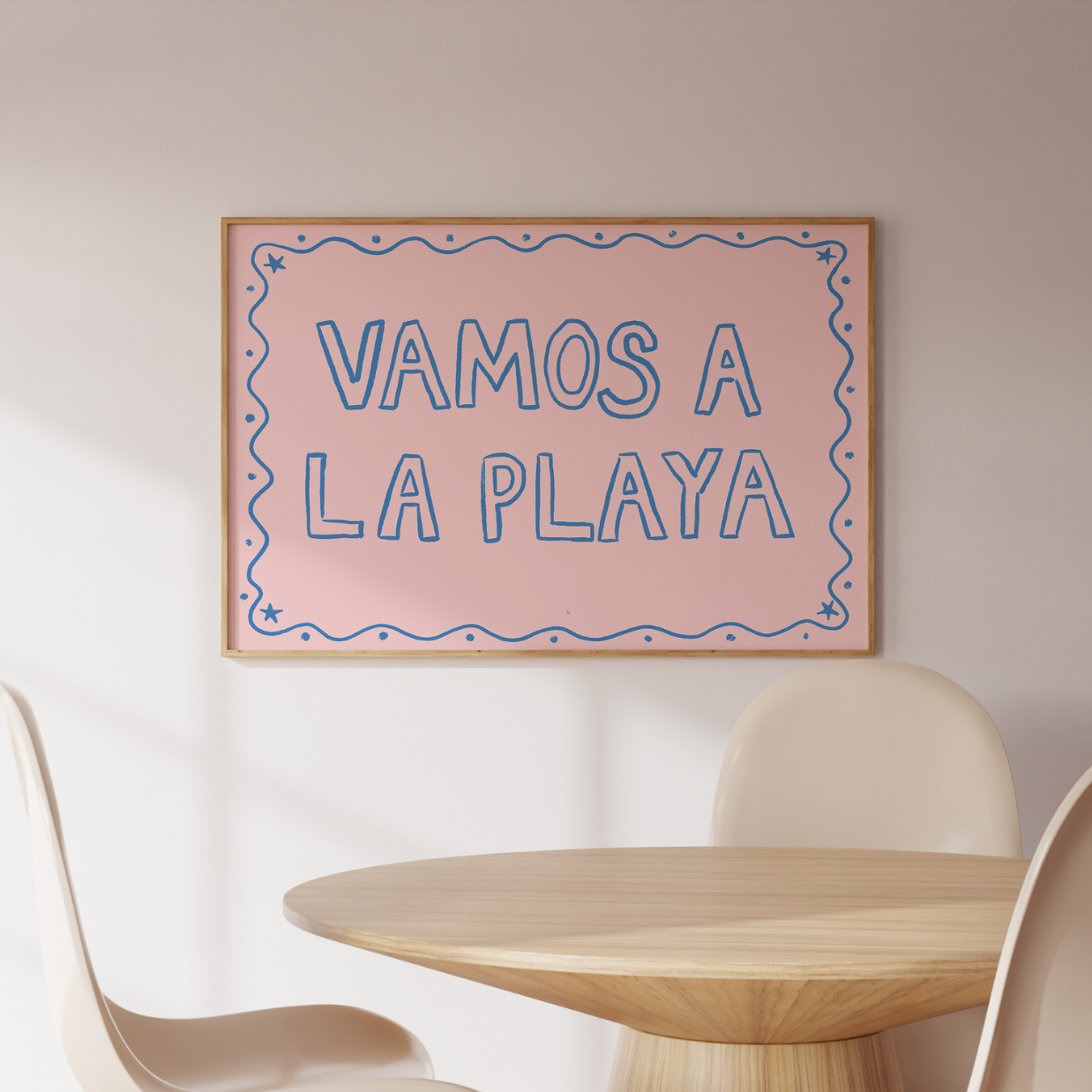 Vamos a la Playa Wall Art – Fun Summer Beach Print