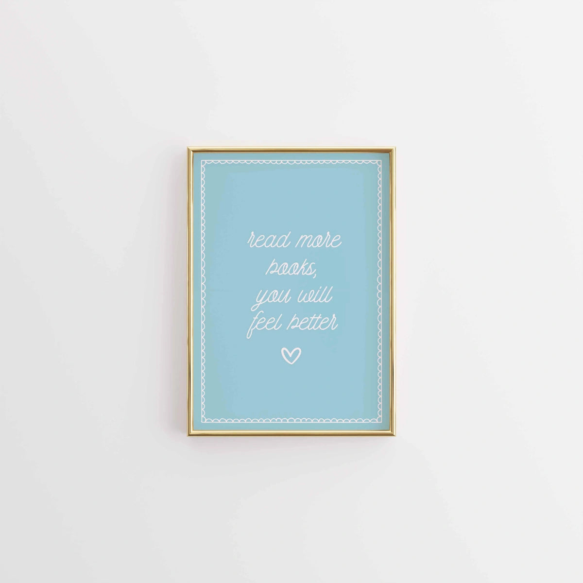 Read More Books Wall Art – Motivational Quote Printable