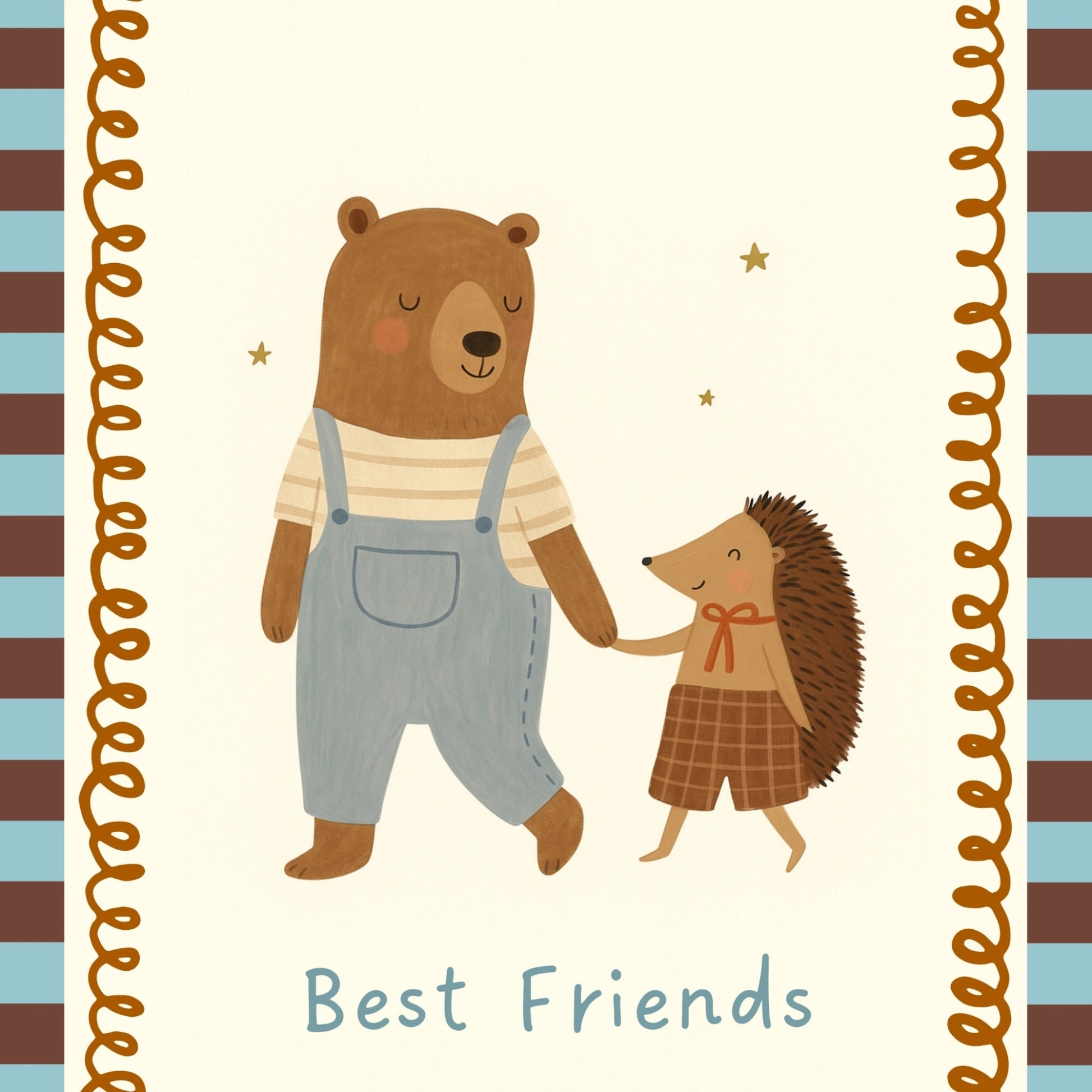 Best Friends Nursery Print