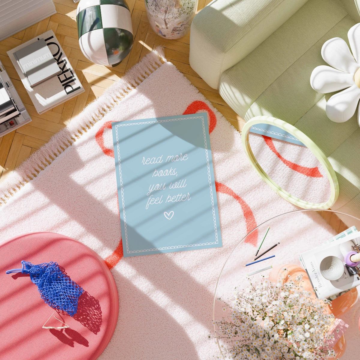 Read More Books Wall Art – Motivational Quote Printable