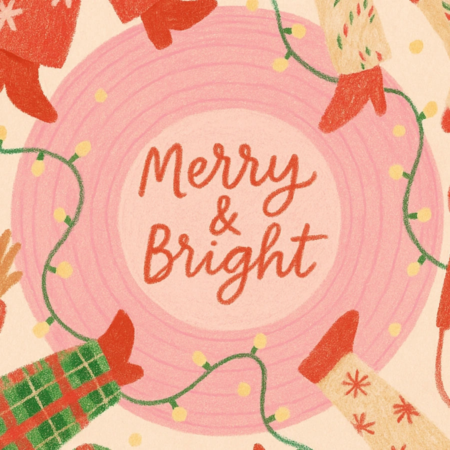 Merry and Bright – Cozy Holiday Pajama Print