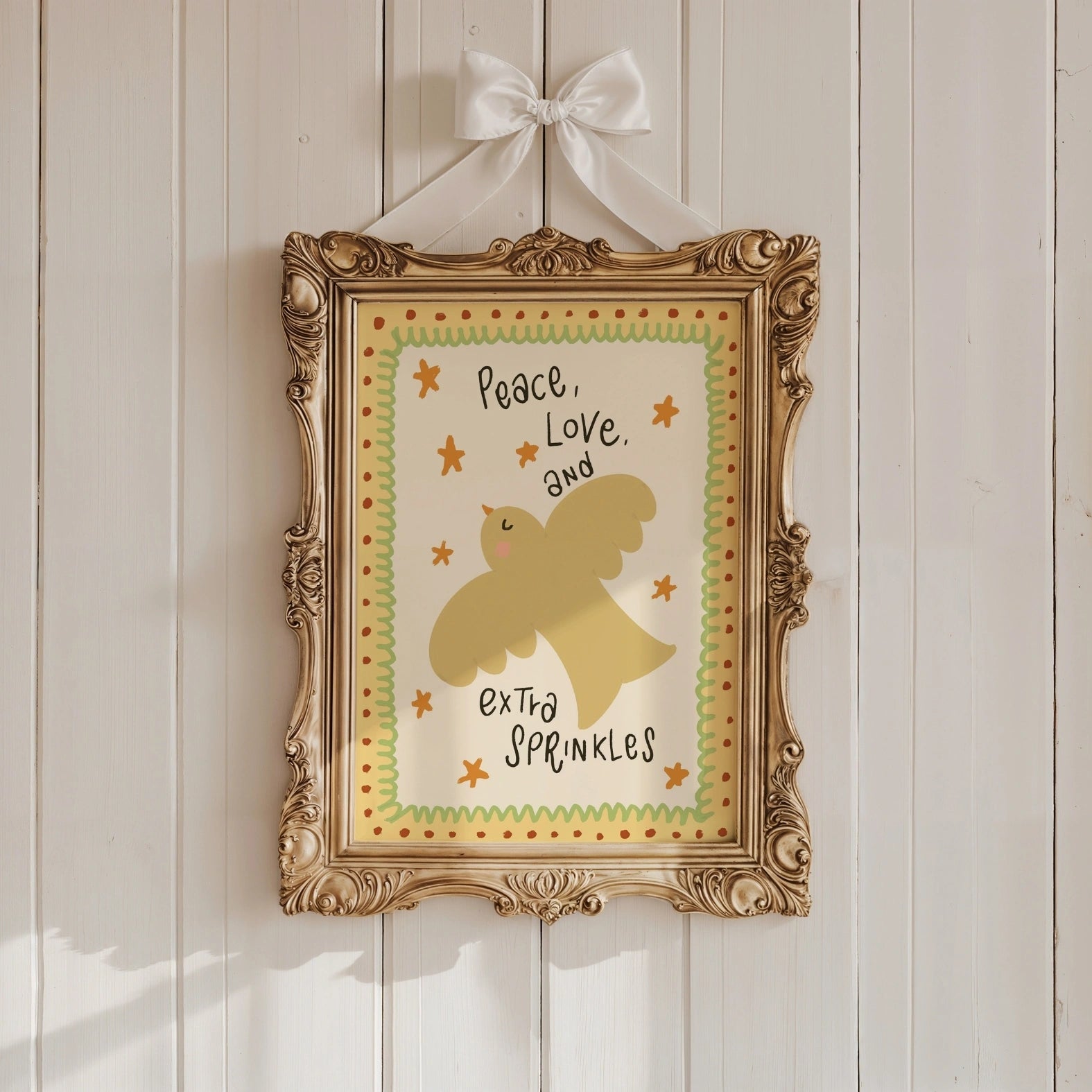 Peace Love and Extra Sprinkles Christmas Print