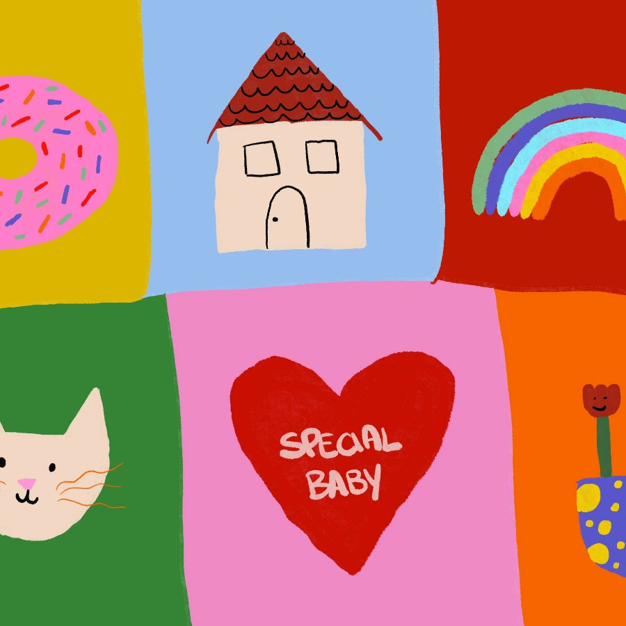 Special Baby Nursery Print – Cute Colorful Wall Art for Kids