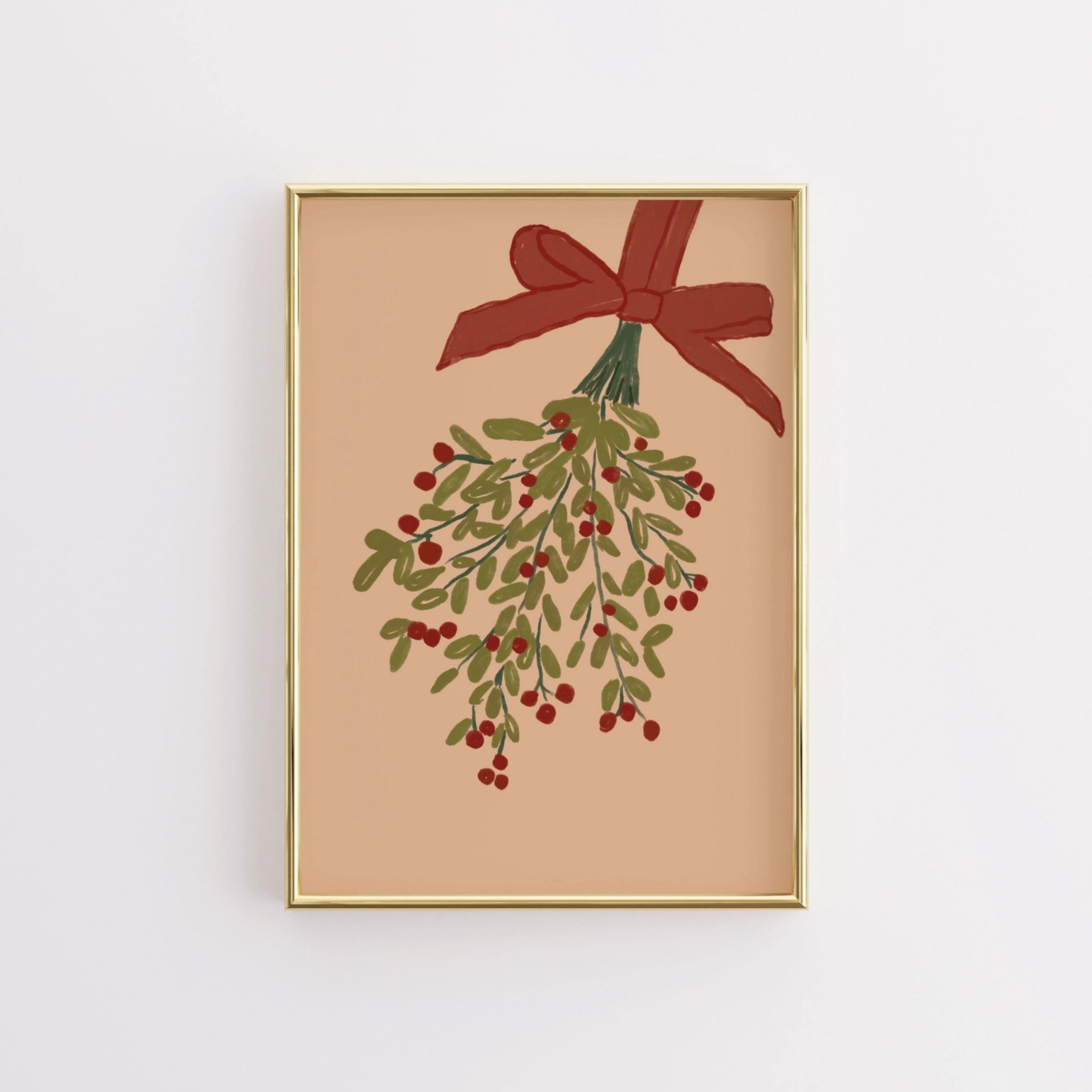Christmas Mistletoe Wall Art
