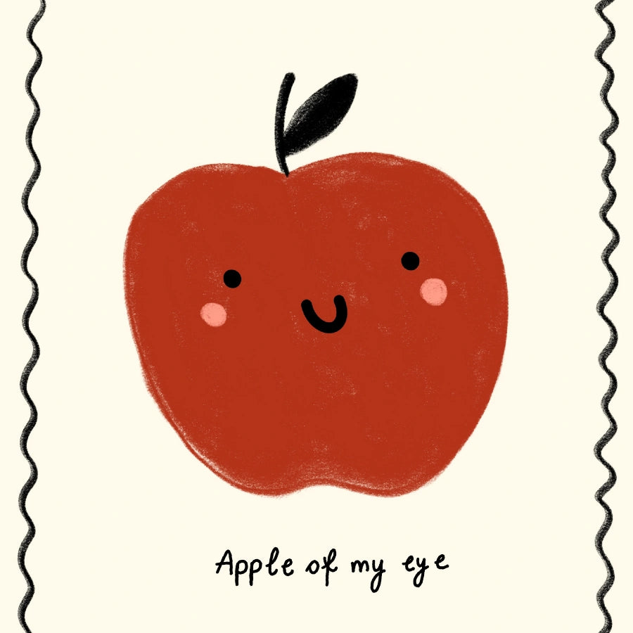 Apple of My Eye Wall Art – Cute Nursery Print