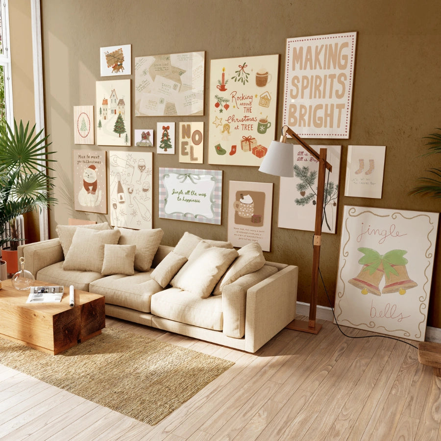 Handmade Cozy Christmas Decor, over 100 prints