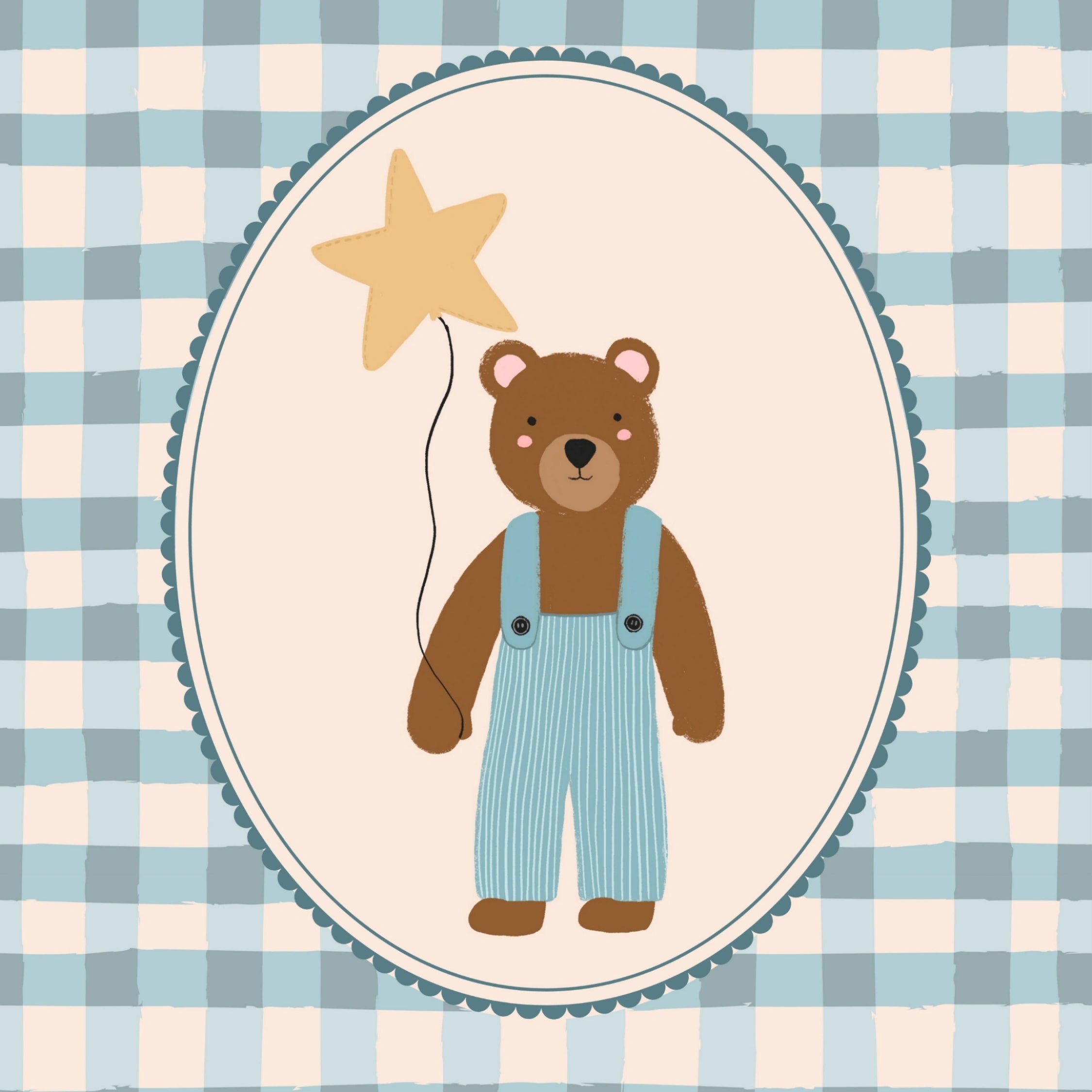 Teddy Bear Nursery Print