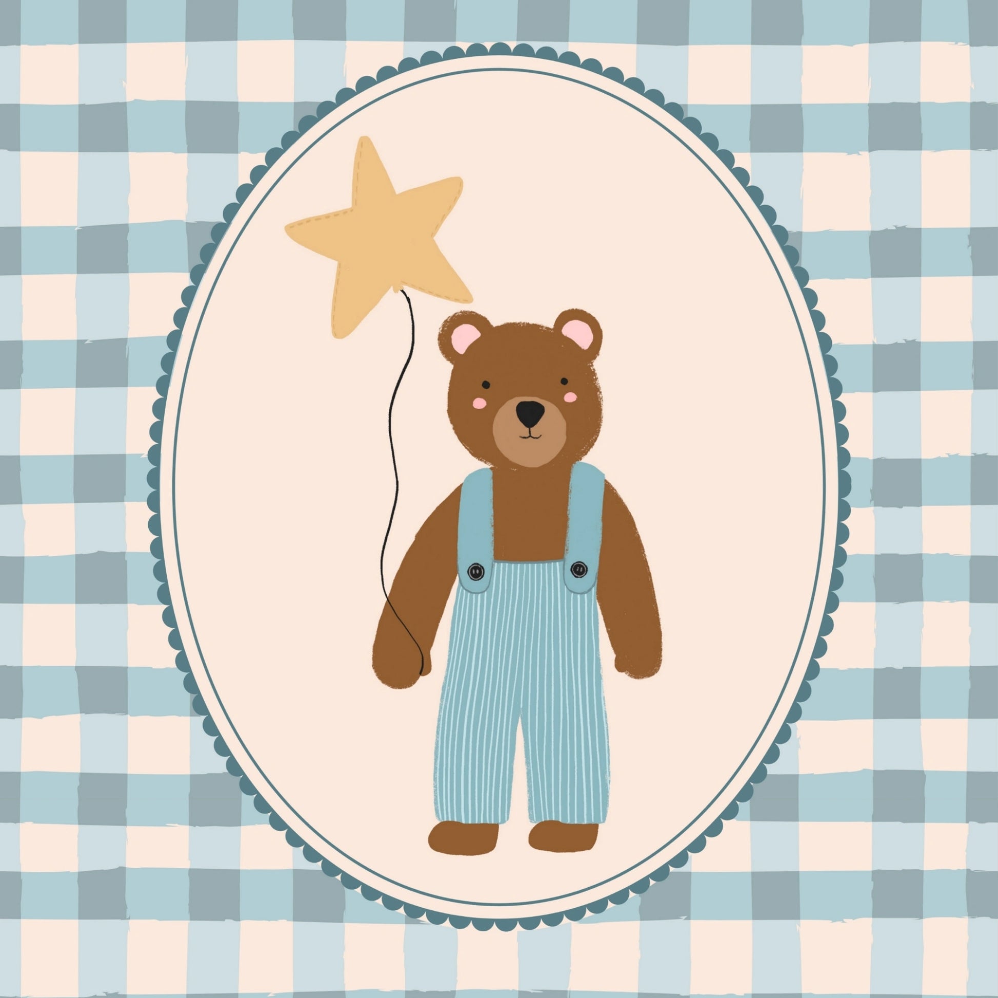 Teddy Bear Nursery Print