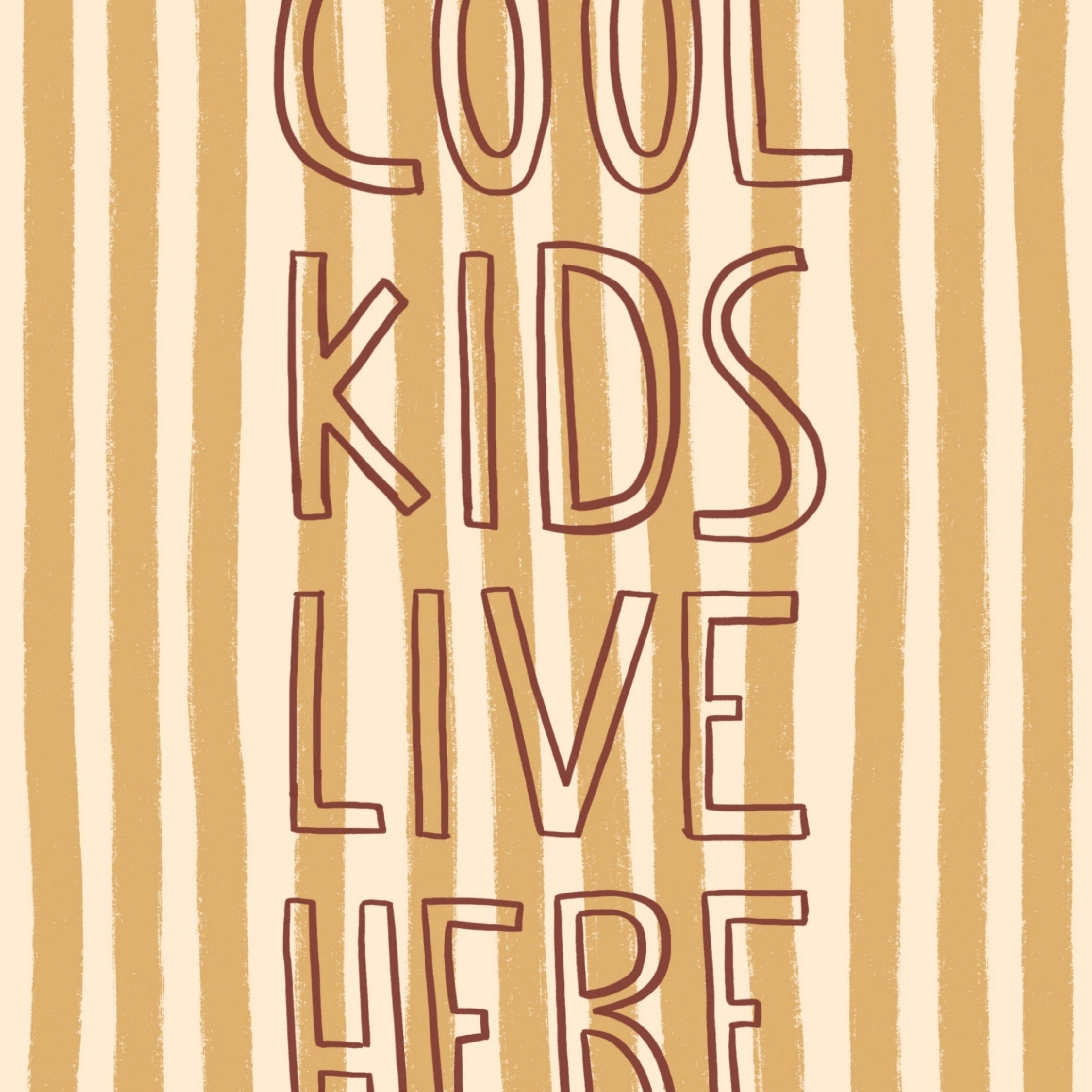 Cool Kids Live Here Print