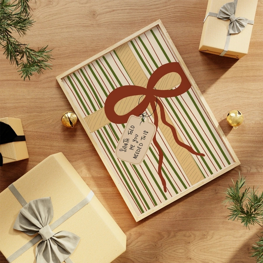 Retro-Festgeschenk-Druck