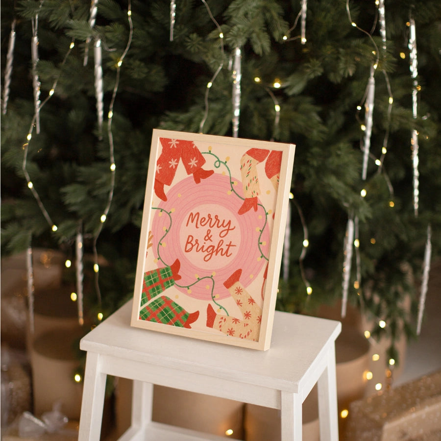 Merry and Bright – Cozy Holiday Pajama Print