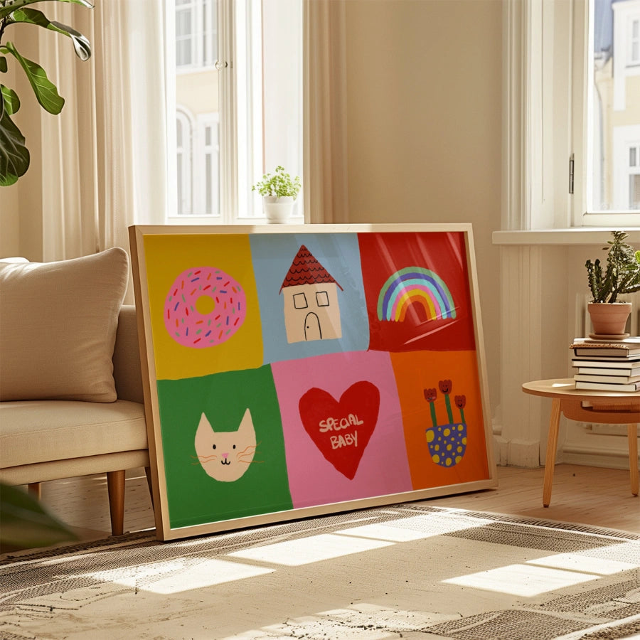 Special Baby Nursery Print – Cute Colorful Wall Art for Kids