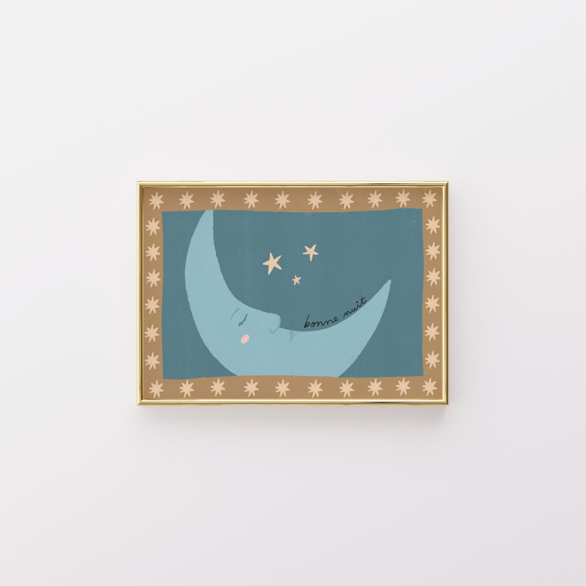 Bonne Nuit Moon Print