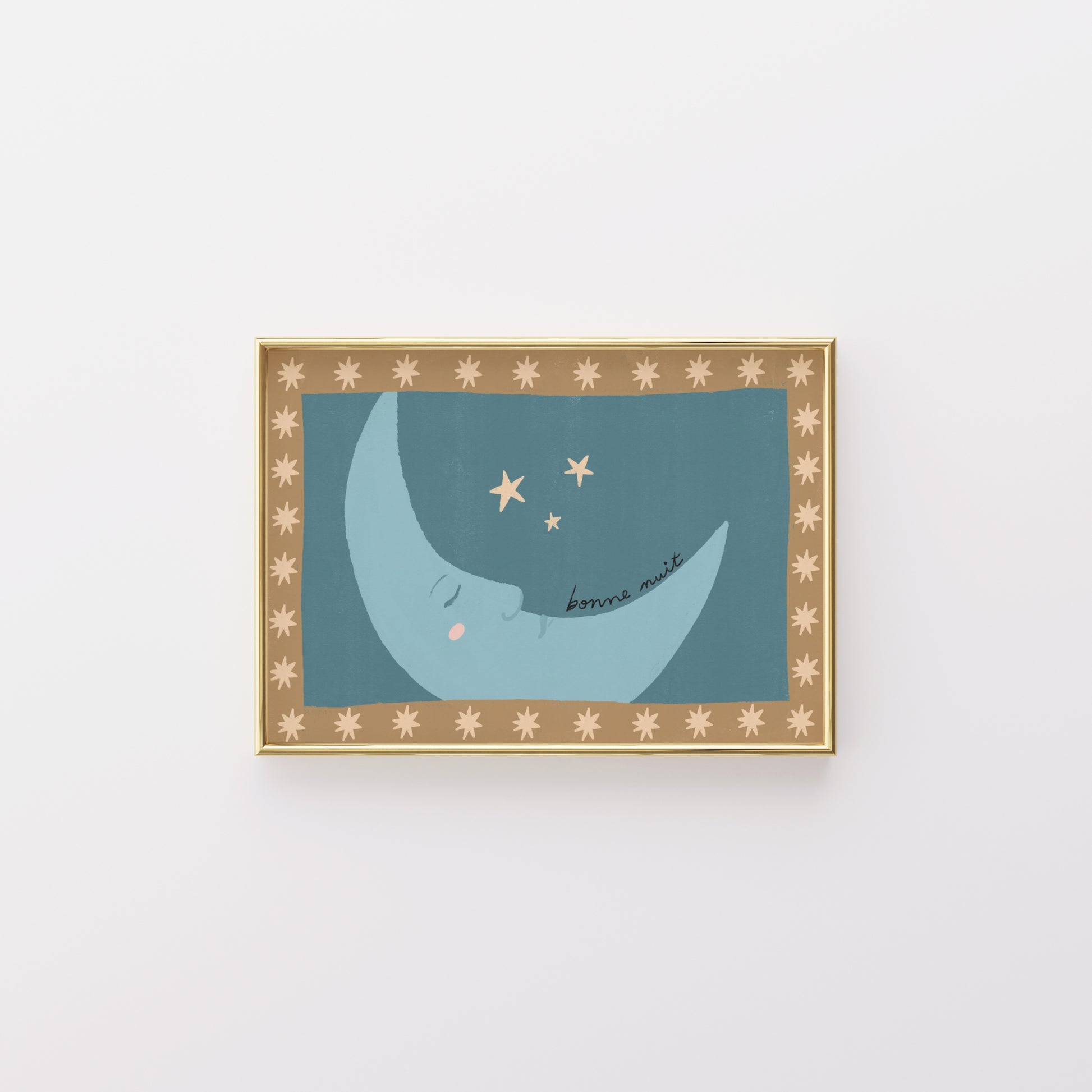 Bonne Nuit Moon Print