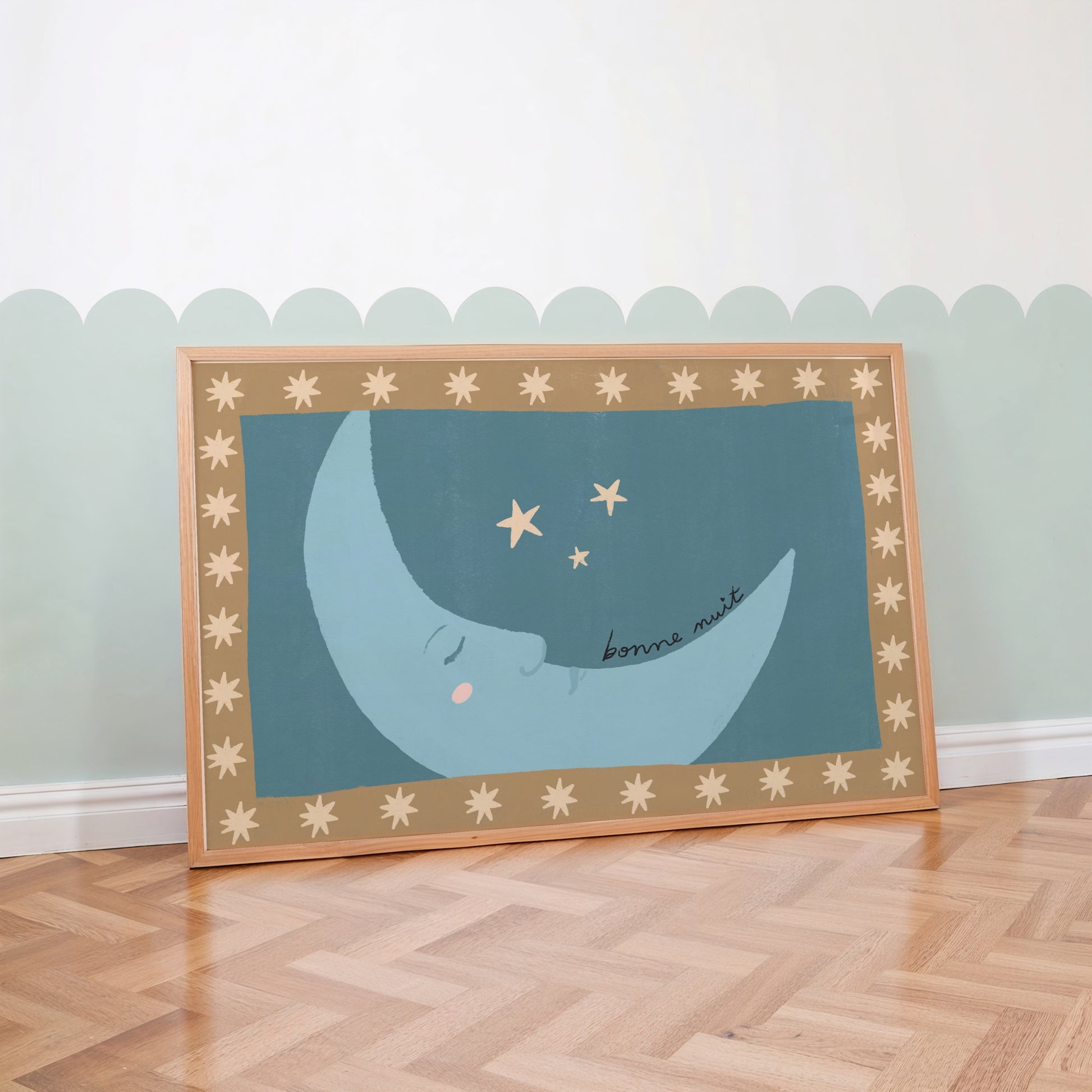 Bonne Nuit Moon Print