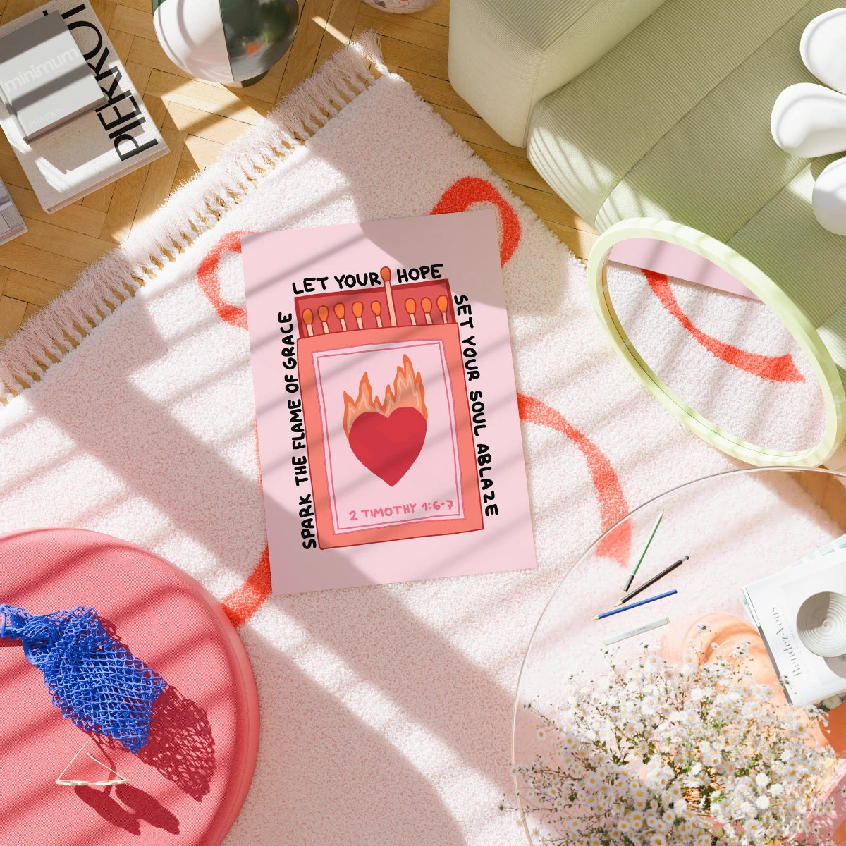 Let Your Hope Print – Christian Matchbox Art