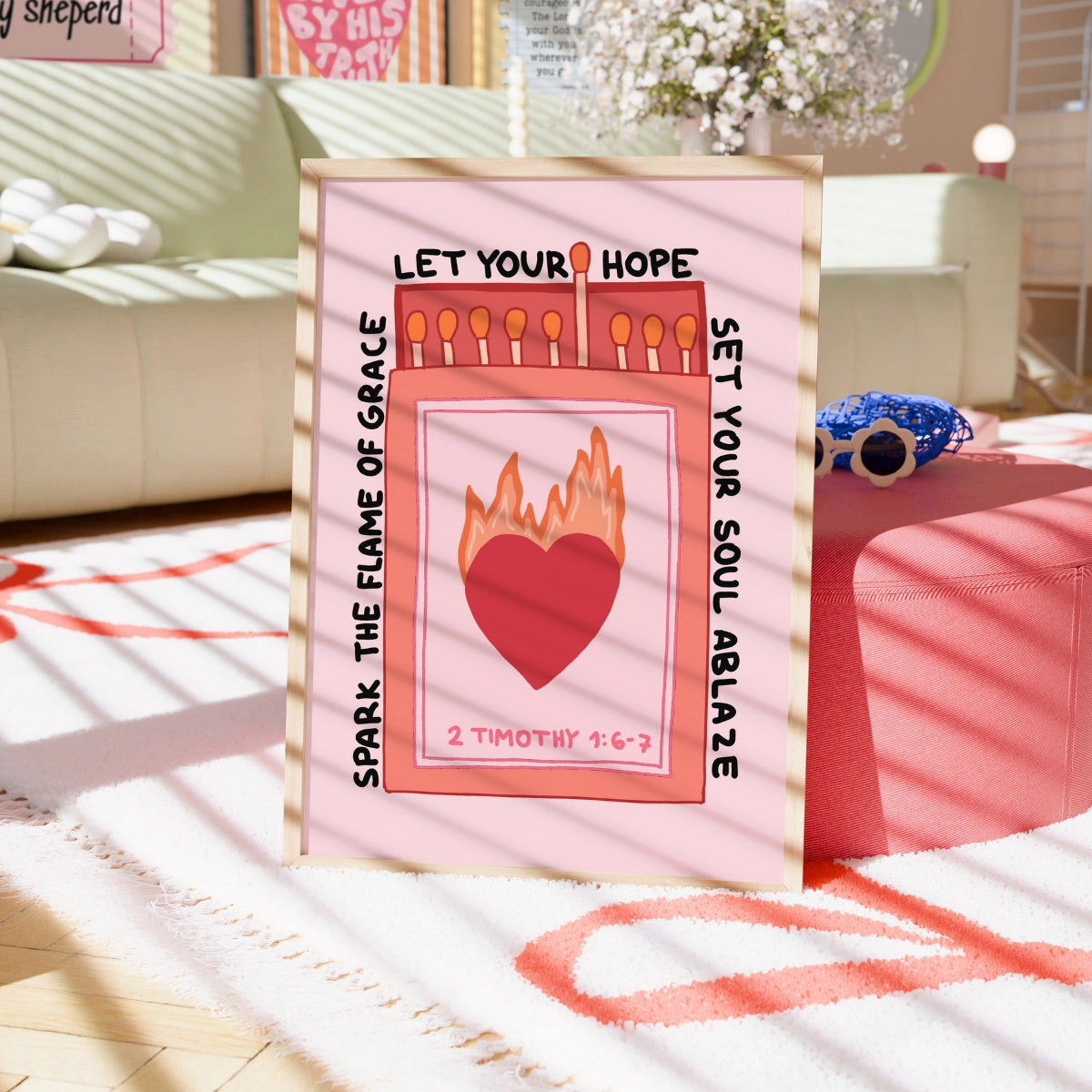 Let Your Hope Print – Christian Matchbox Art