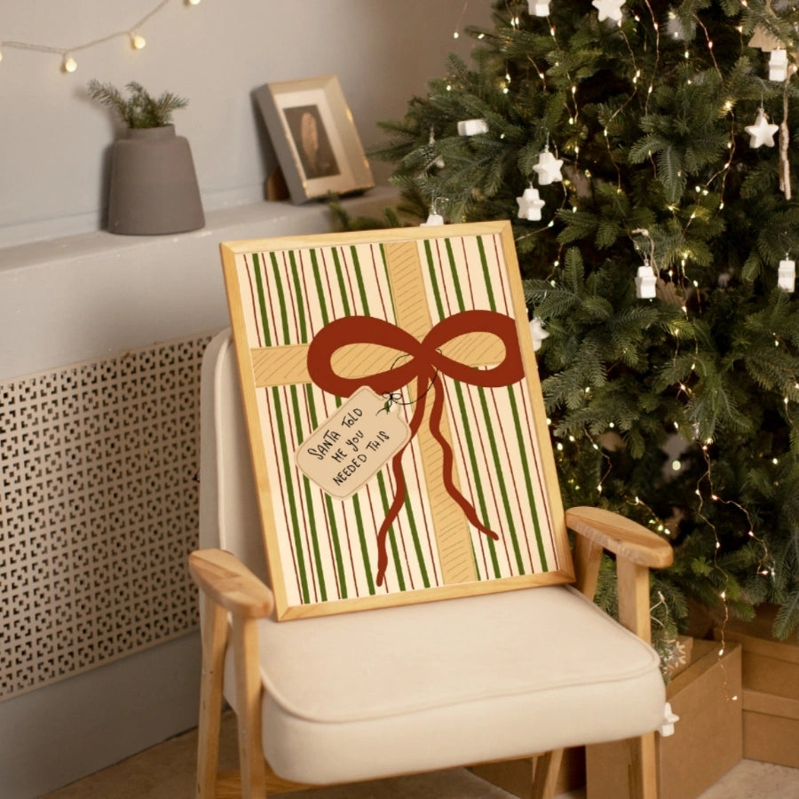 Retro-Festgeschenk-Druck