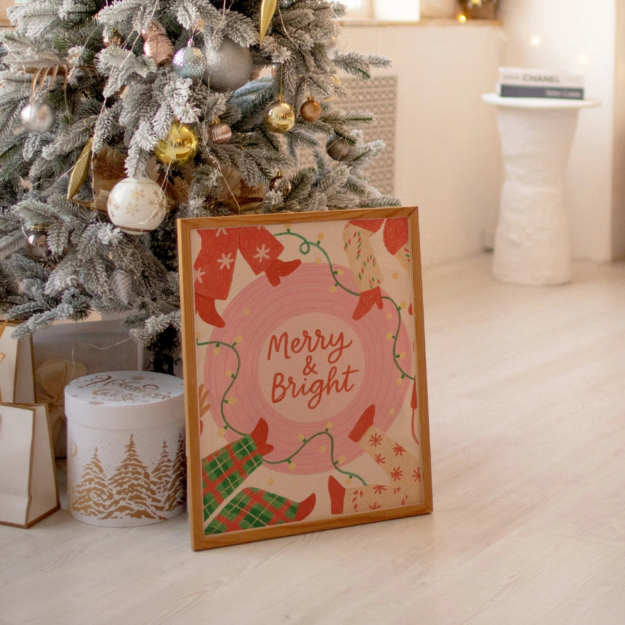 Merry and Bright – Cozy Holiday Pajama Print