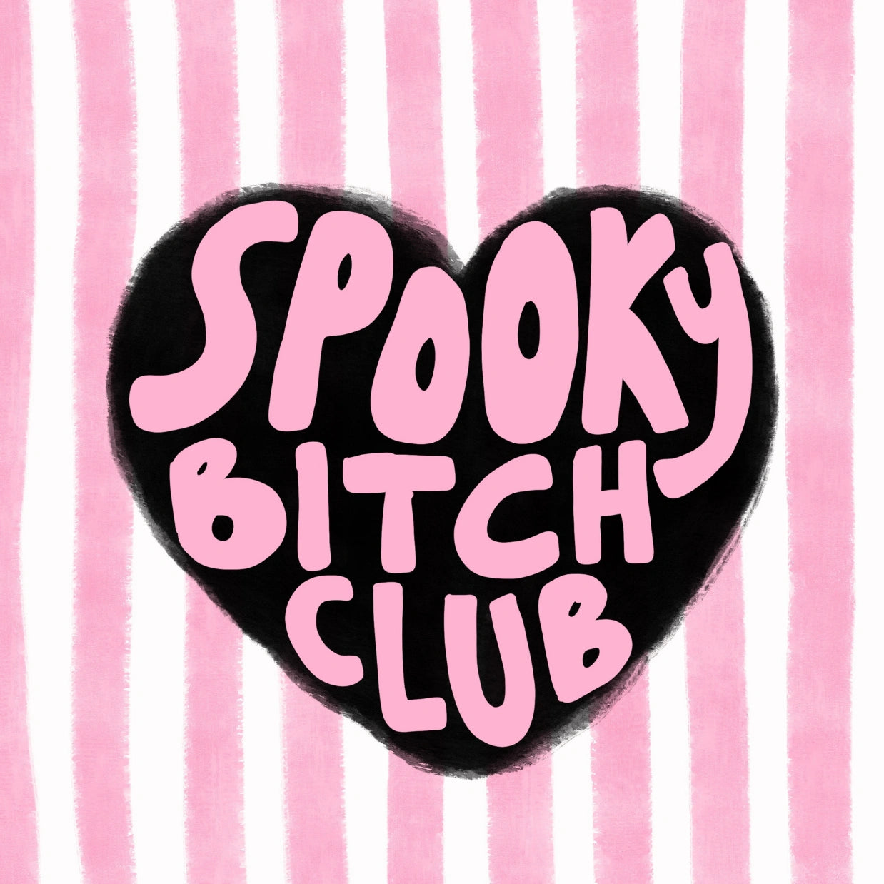 Spooky Bitch Club  – Pink Halloween Print