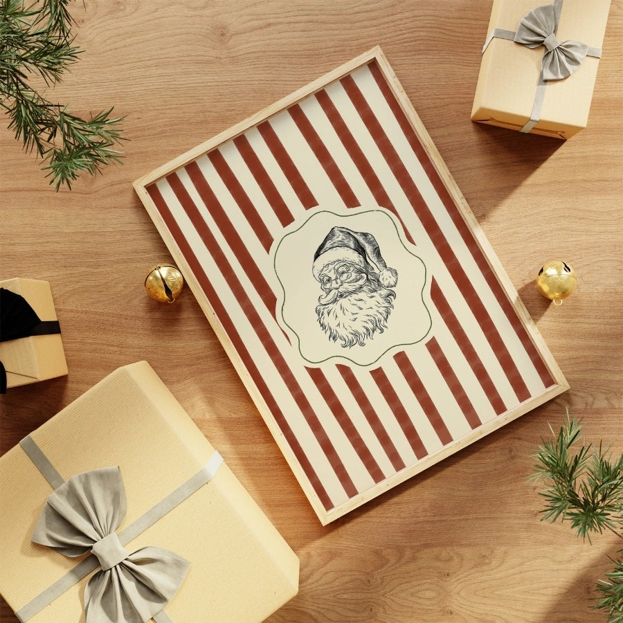 Vintage Santa Claus Wall Art