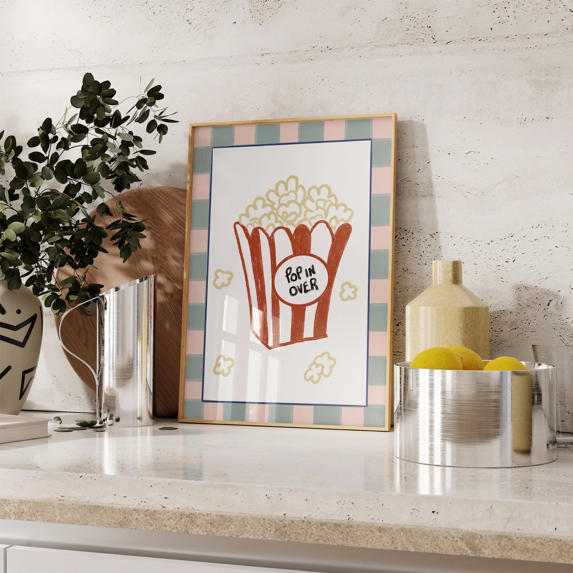 Popcorn Kitchen Wall Art