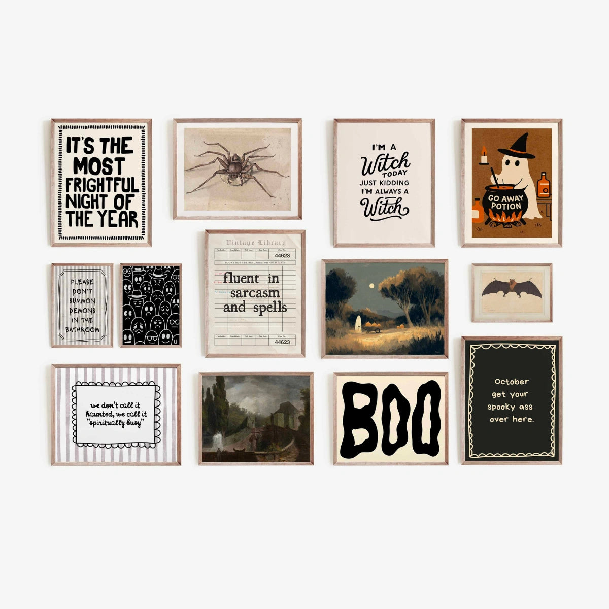 Handmade Halloween Decor - over 200 prints