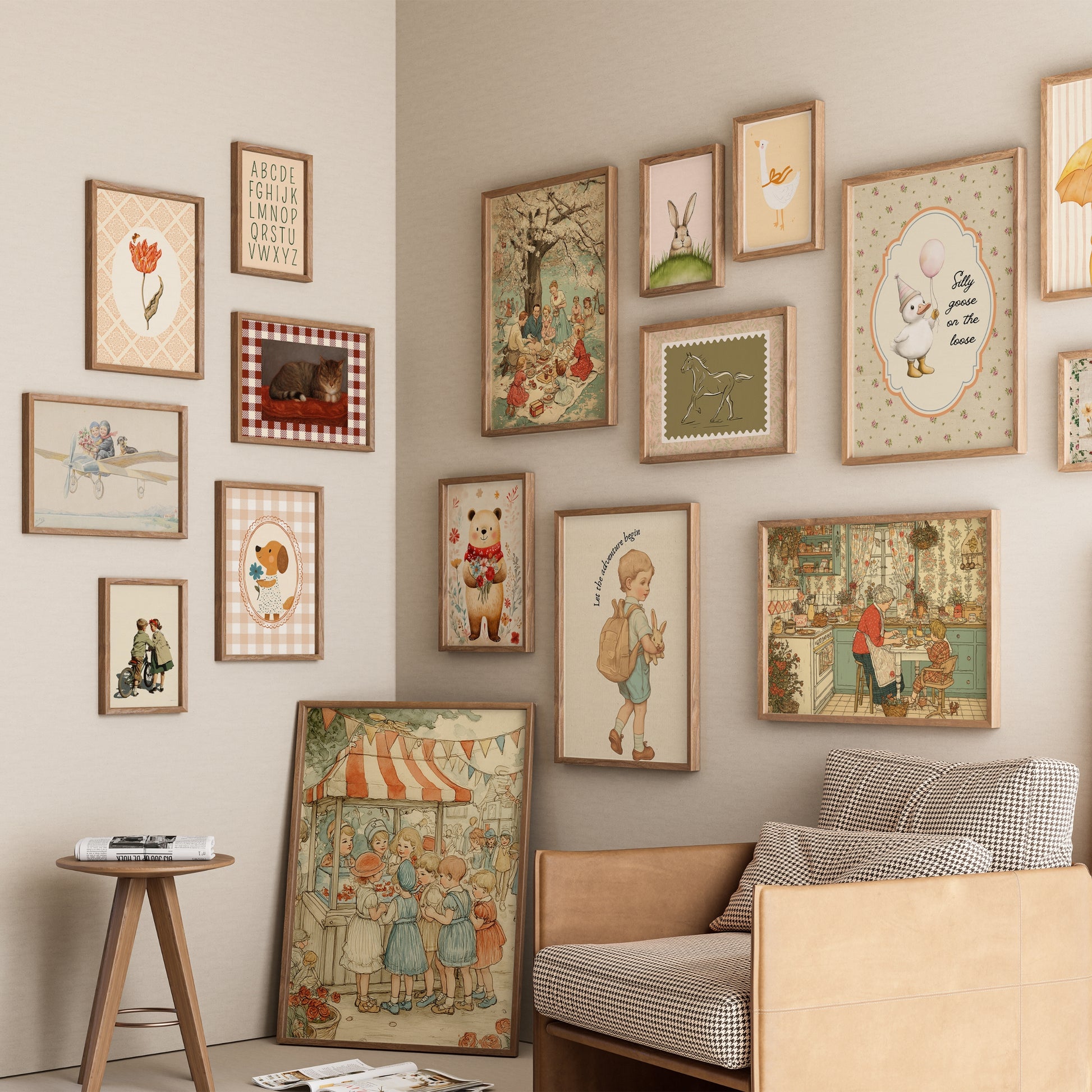 Handmade Vintage Nursery, over 140 prints