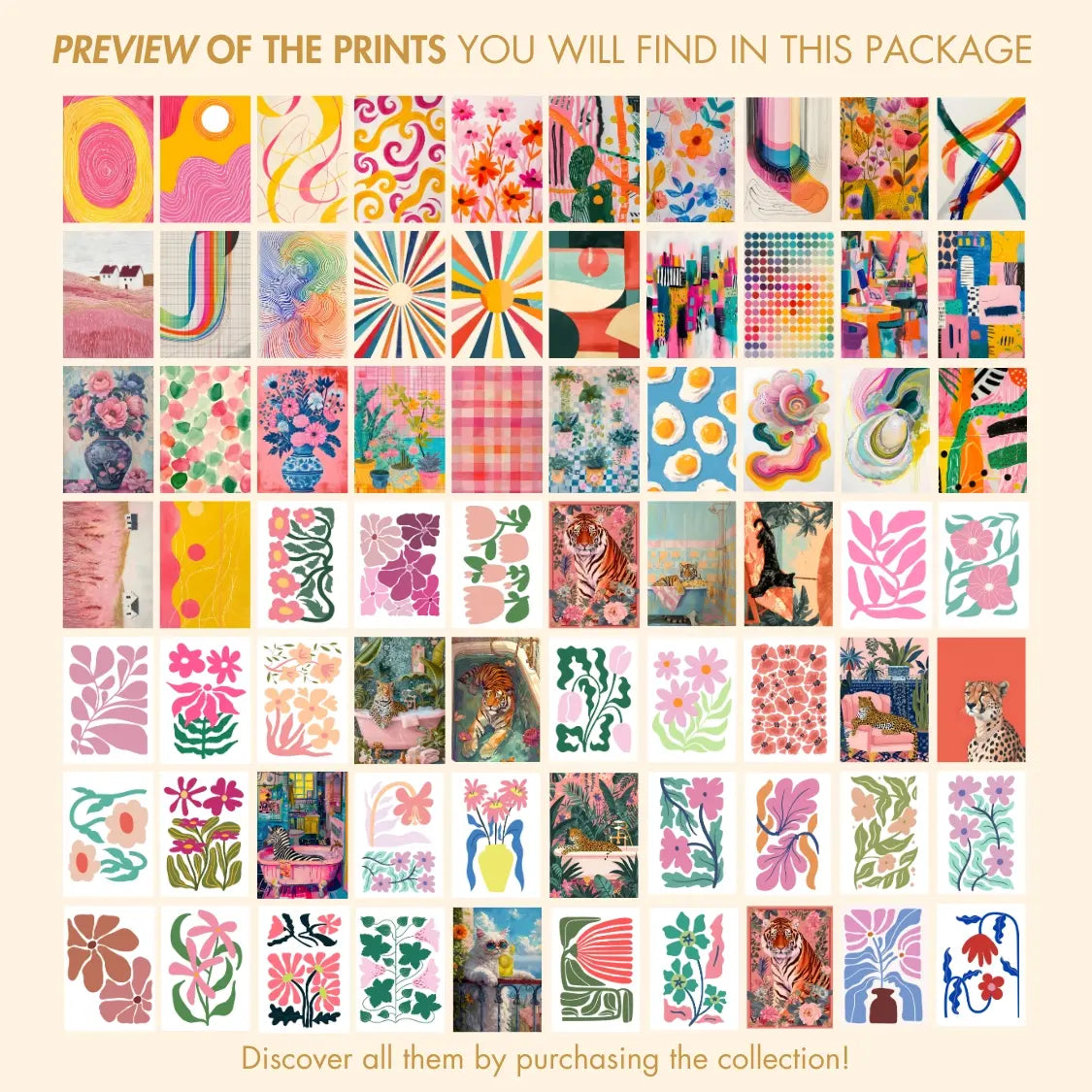 Pink Eclectic, over 1500 prints