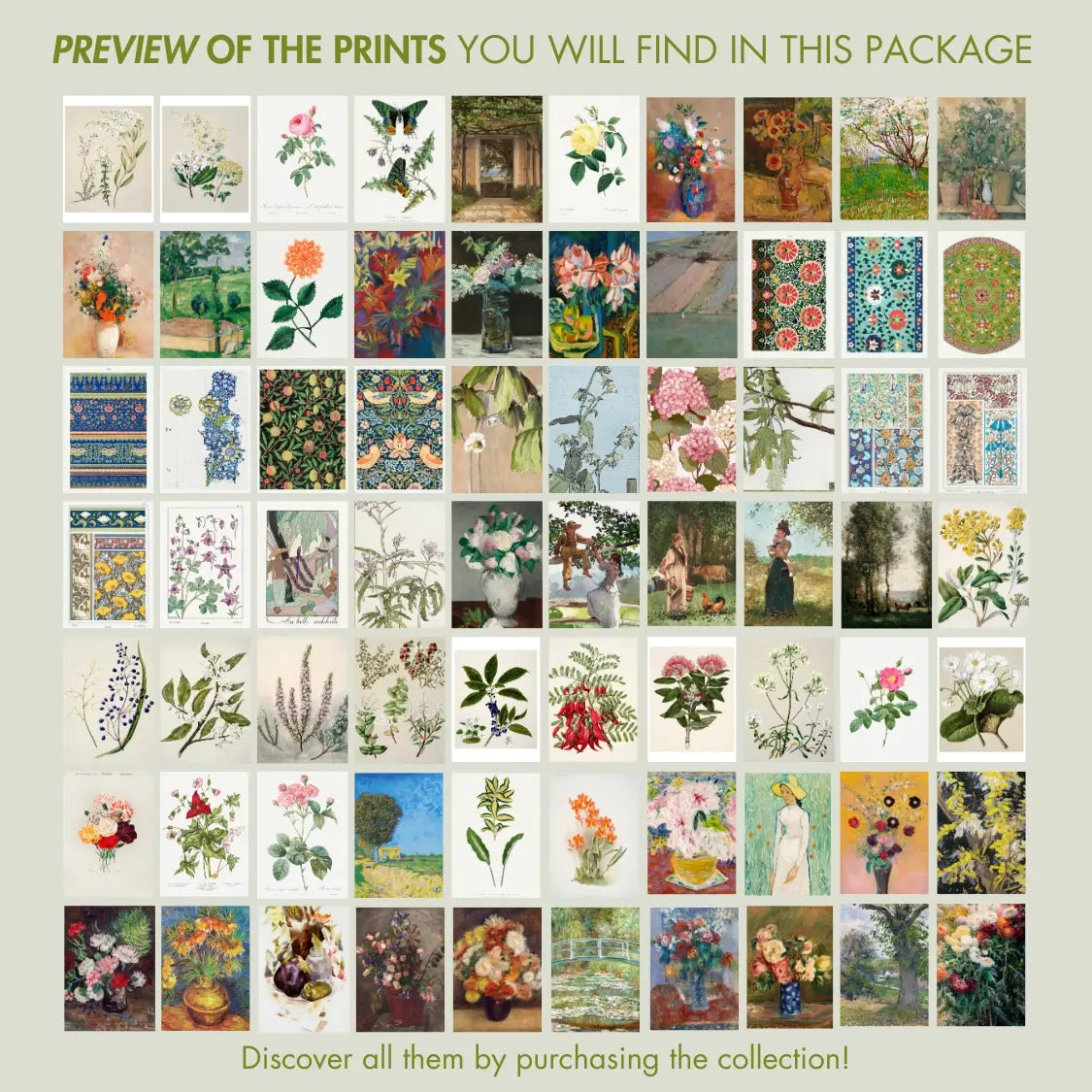 Vintage Spring, over 800 prints