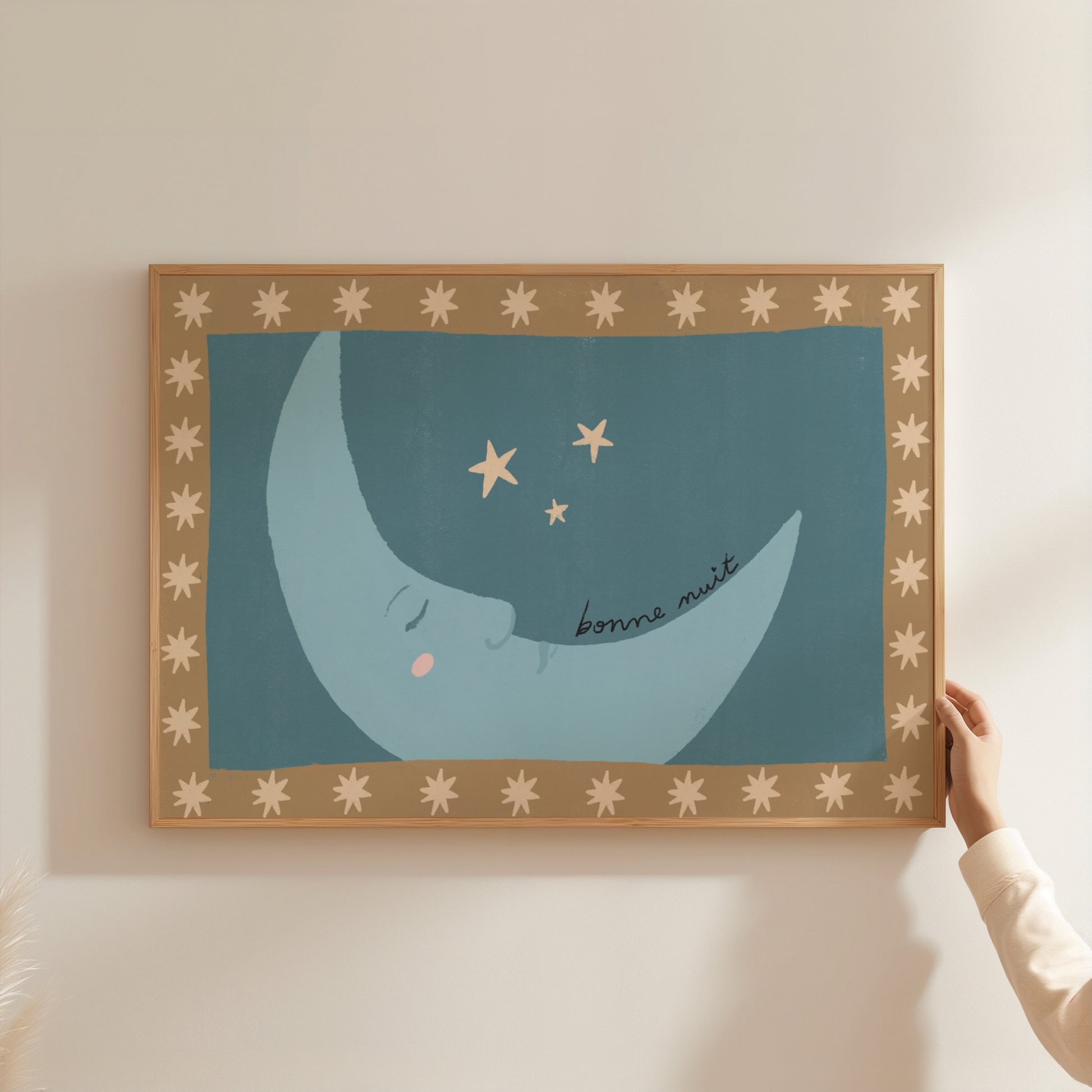 Bonne Nuit Moon Print