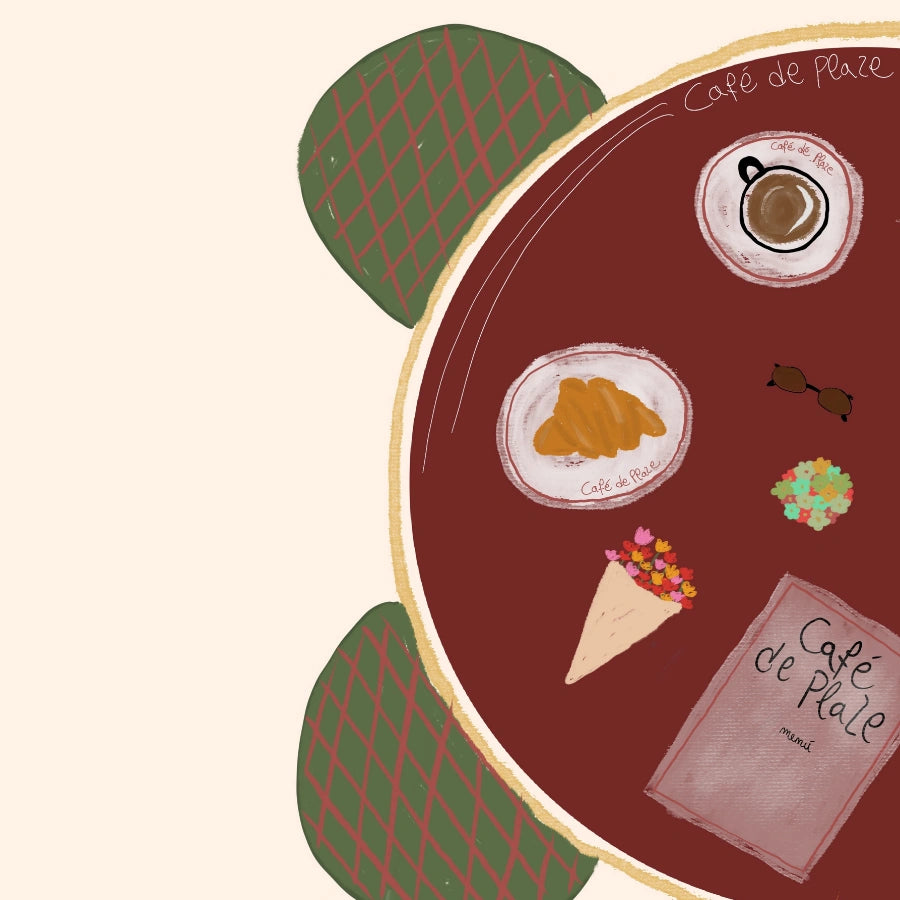 Café de Flore Paris Print – French Café Wall Art