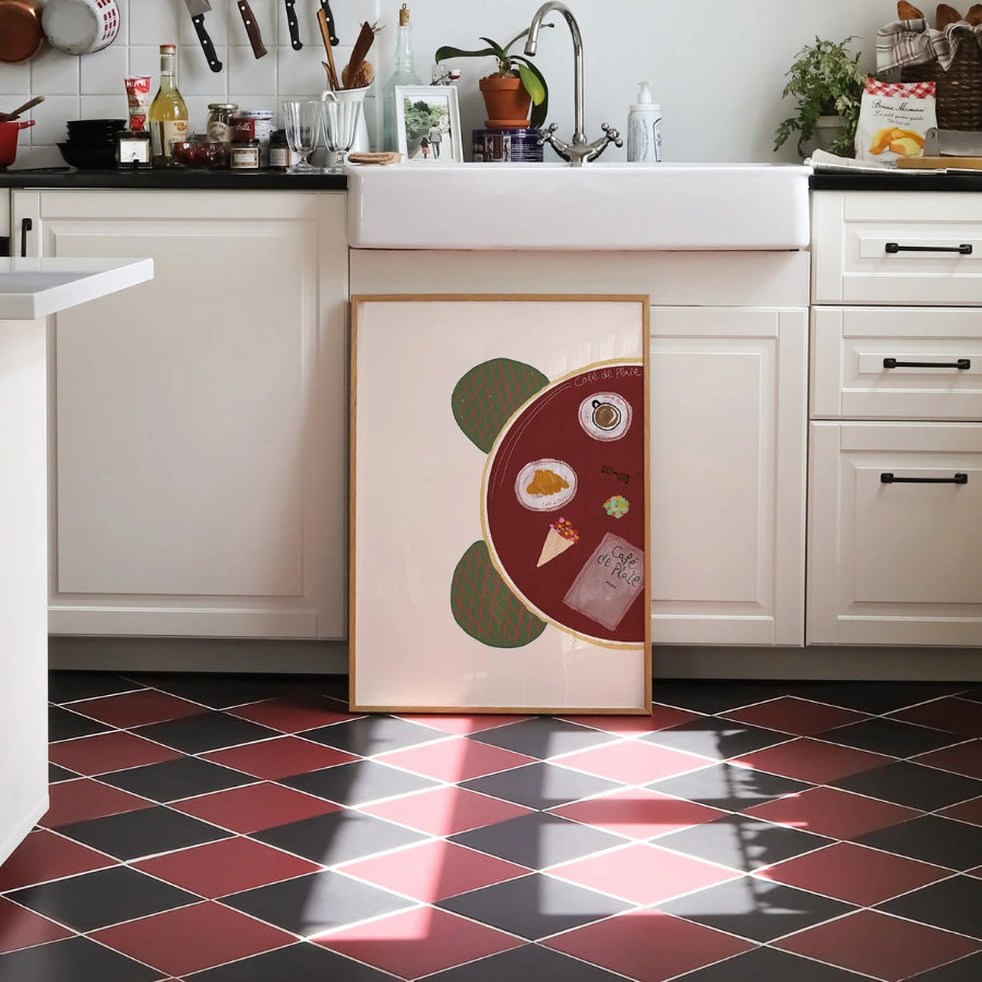 Café de Flore Paris Print – French Café Wall Art