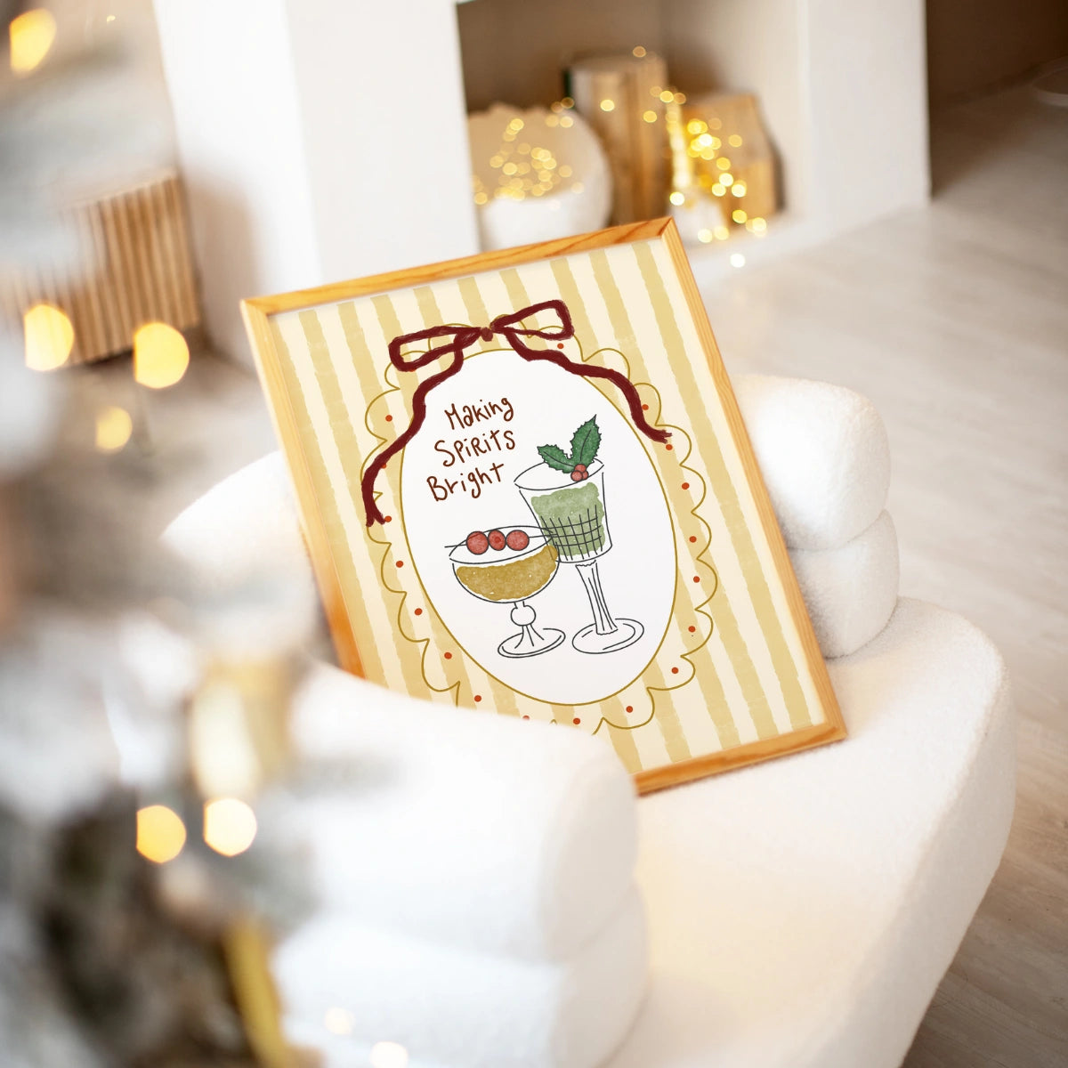 Weihnachtsdruck „Die Geister erstrahlen lassen“