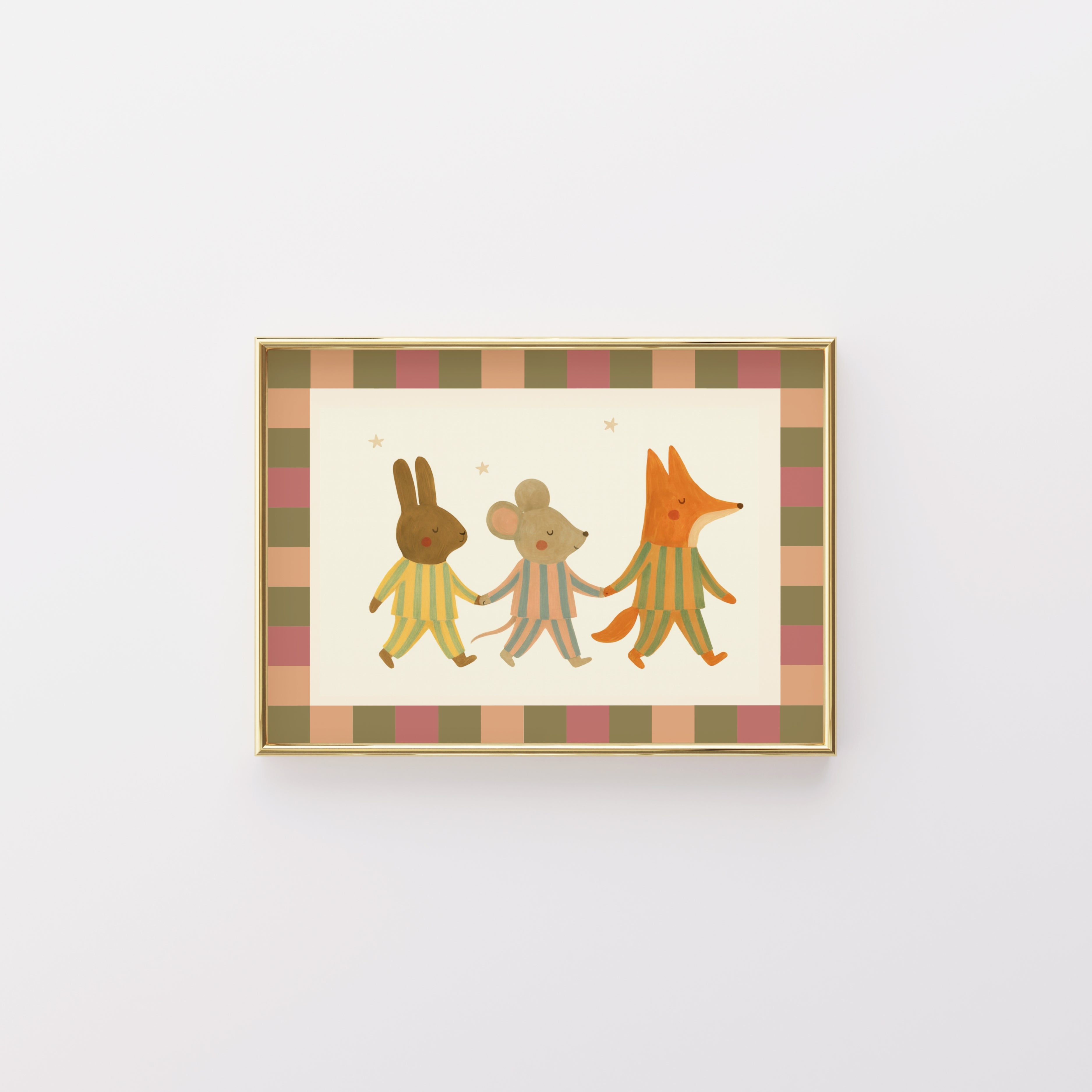 Woodland Friends Nursery Print,