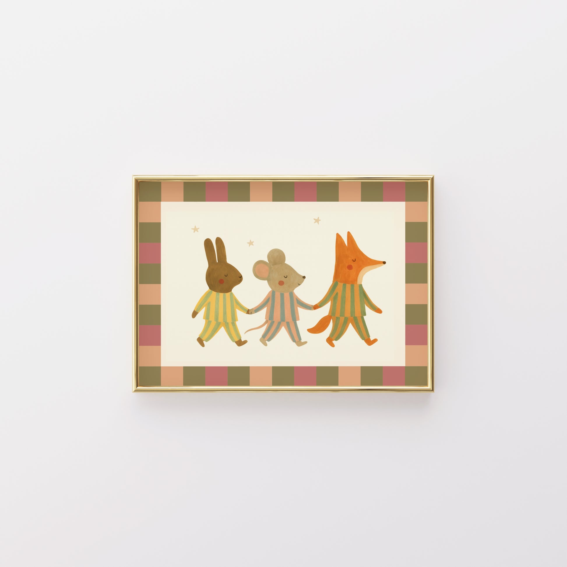 Woodland Friends Nursery Print,