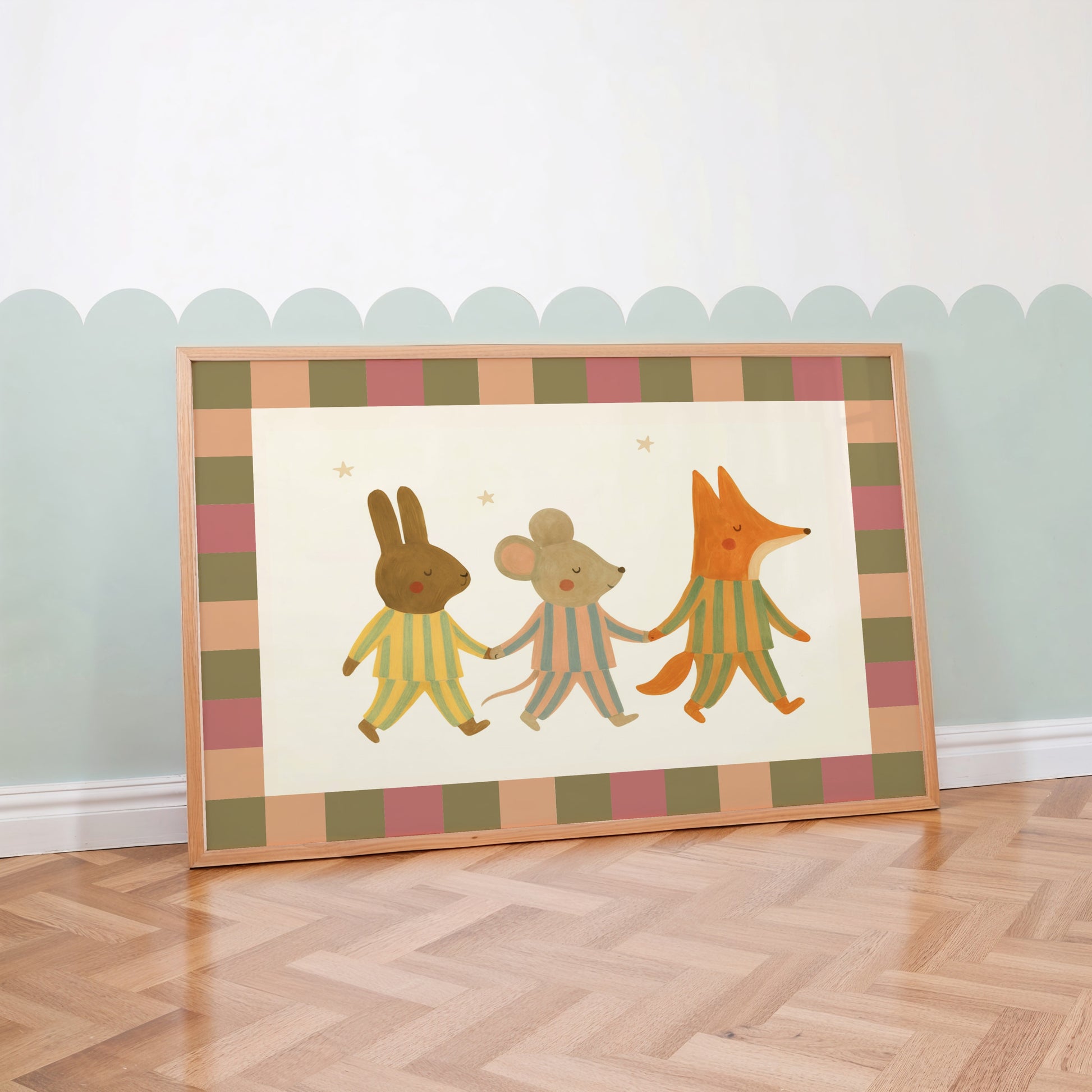 Woodland Friends Nursery Print,
