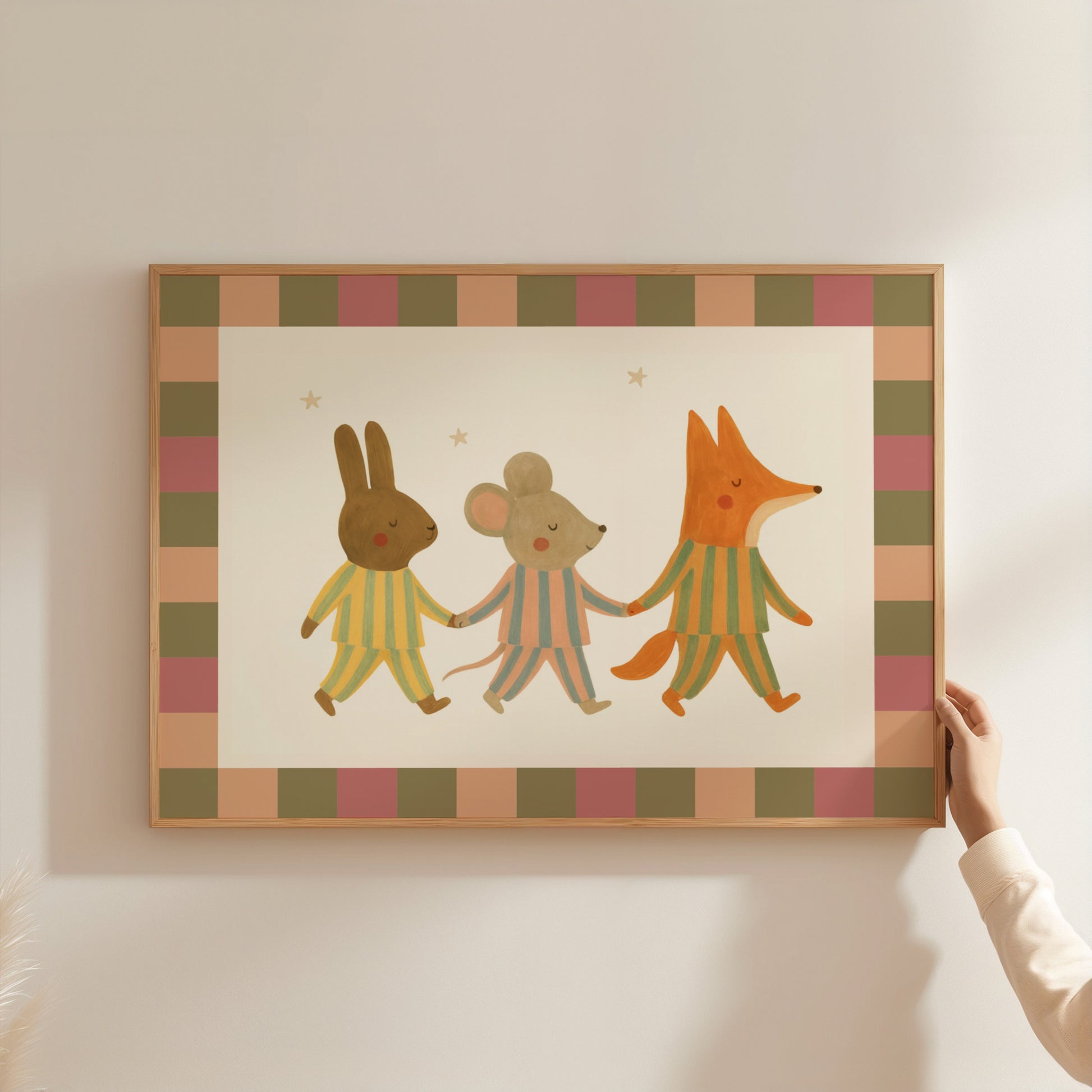 Woodland Friends Nursery Print,