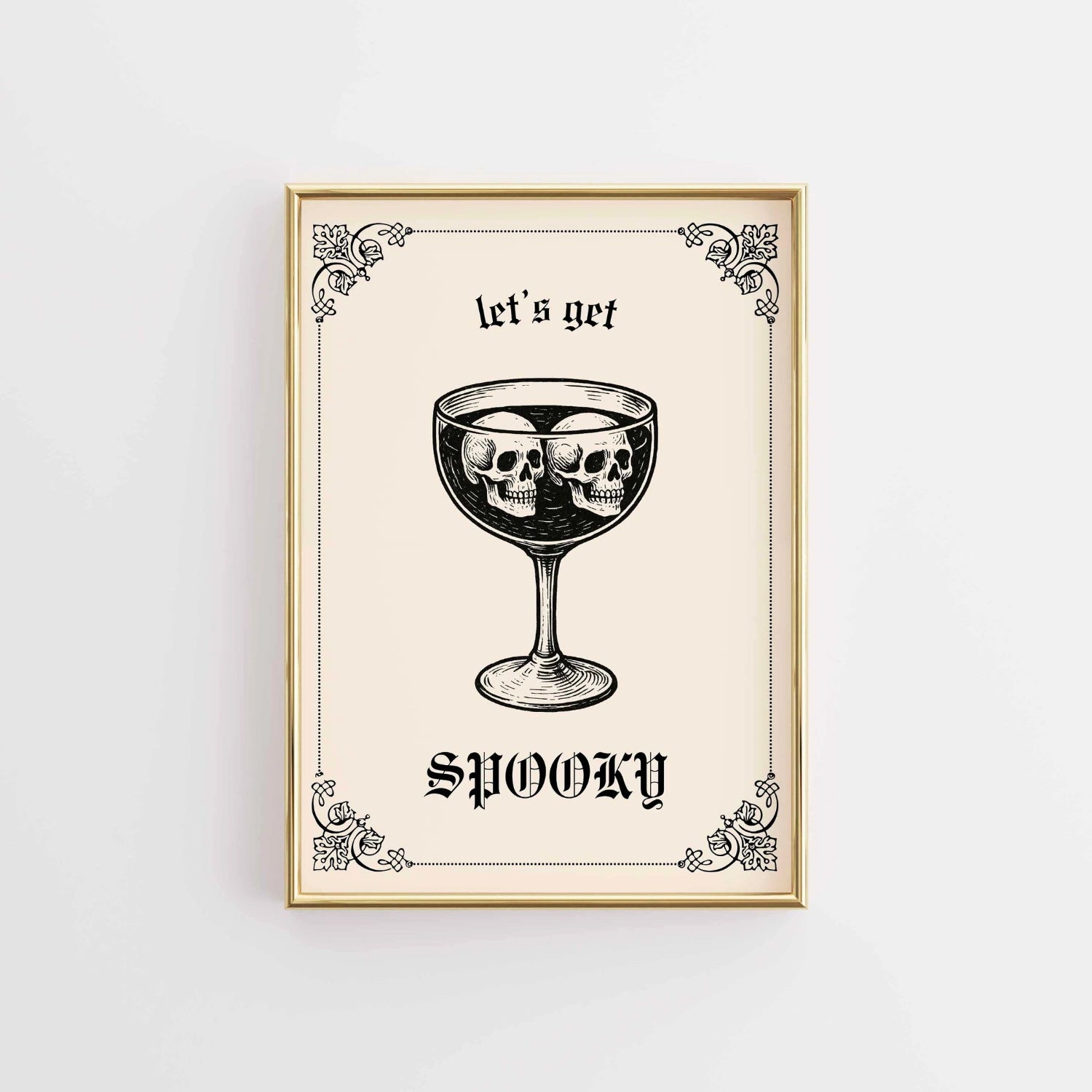 Let’s Get Spooky Print – Vintage Halloween