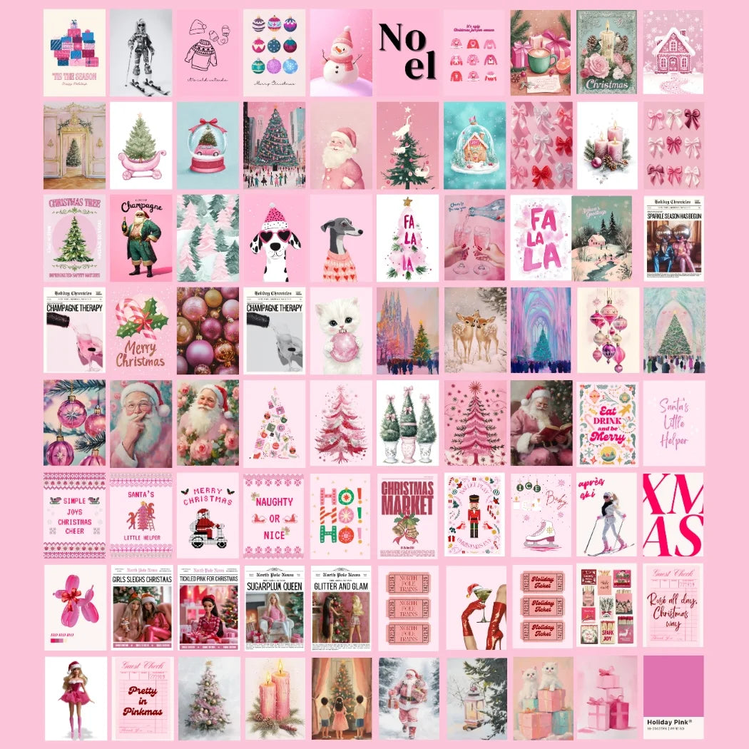 Pink Christmas, over 300 prints