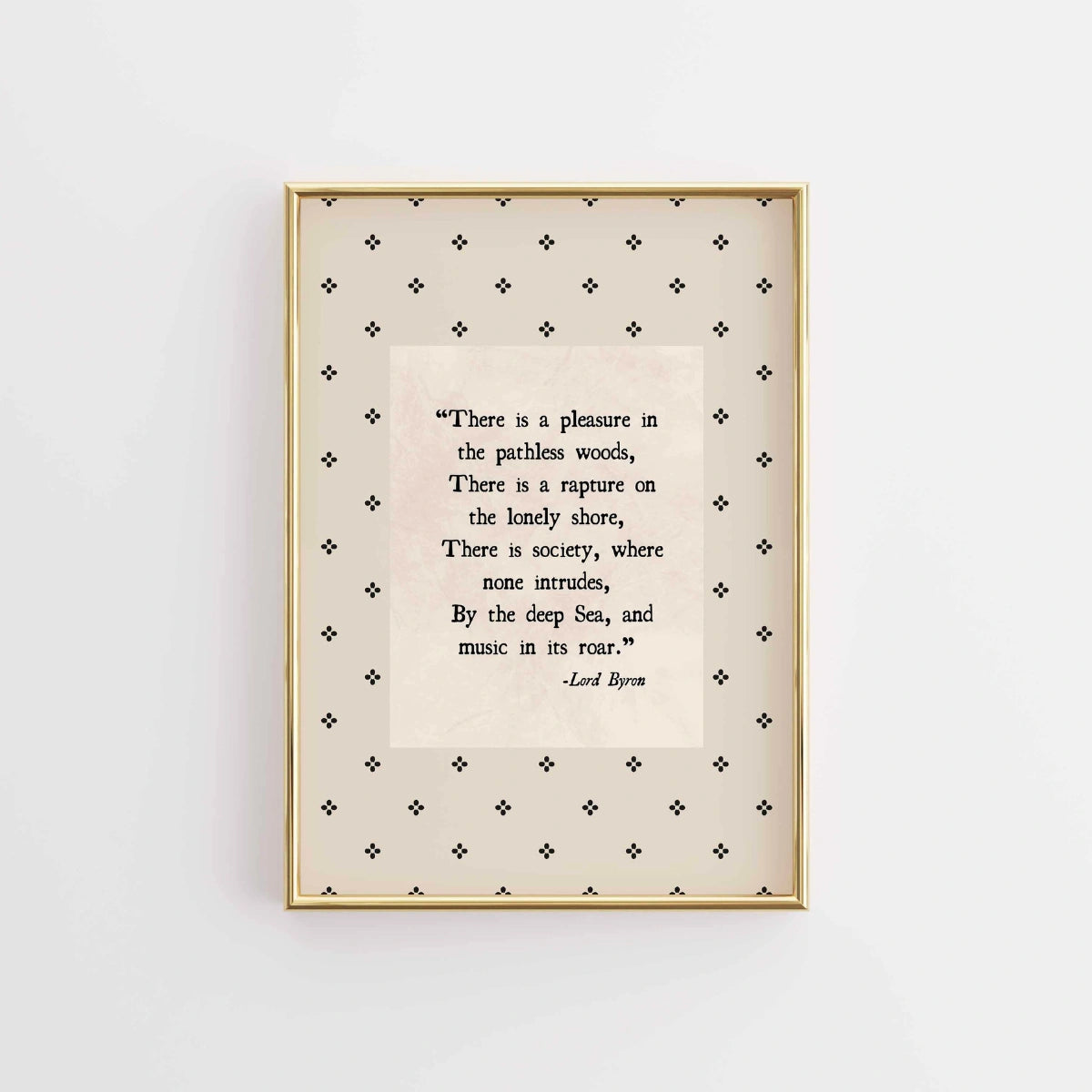 Lord Byron Quote Print – Literary Wall Art