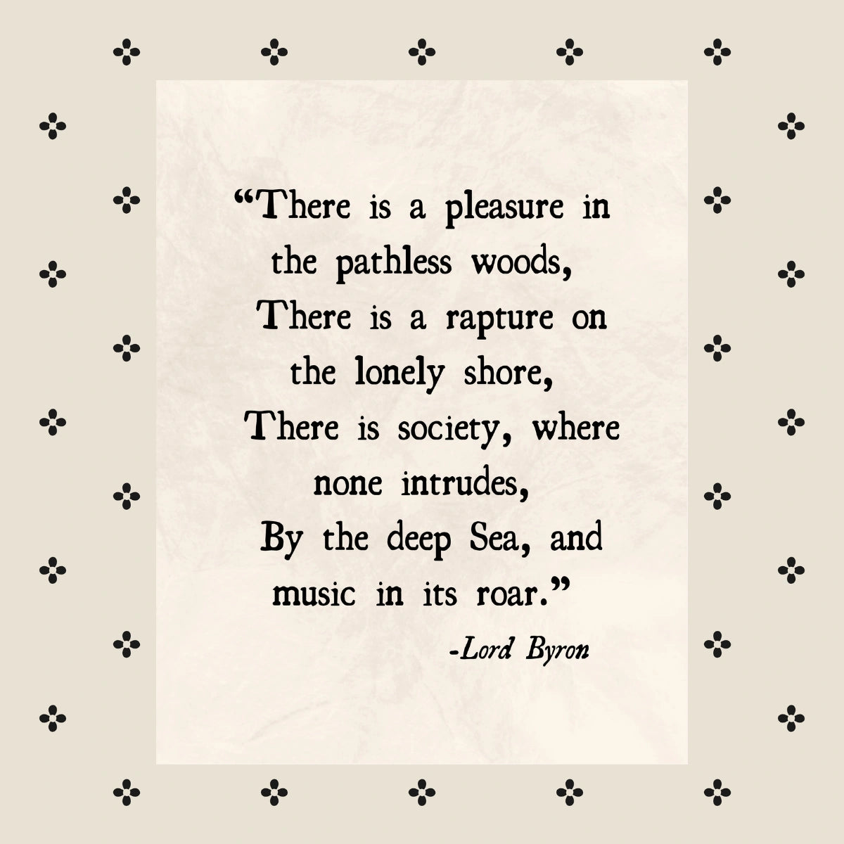 Lord Byron Quote Print – Literary Wall Art