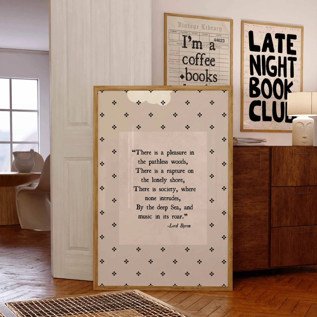 Lord Byron Zitat als Kunstdruck – Literarische Wandkunst