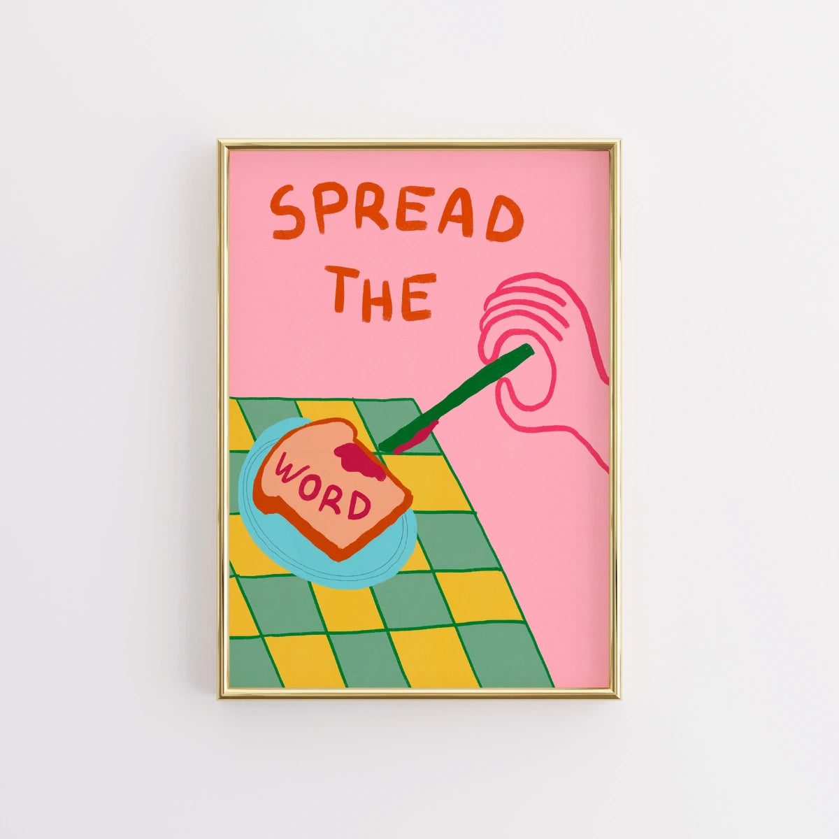 Spread the Word Print – Christian Kitchen Wall Art