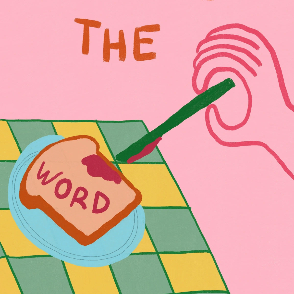 Spread the Word Print – Christian Kitchen Wall Art