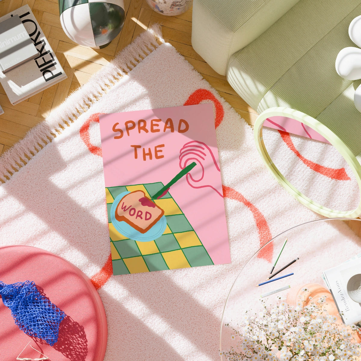 Spread the Word Print – Christian Kitchen Wall Art