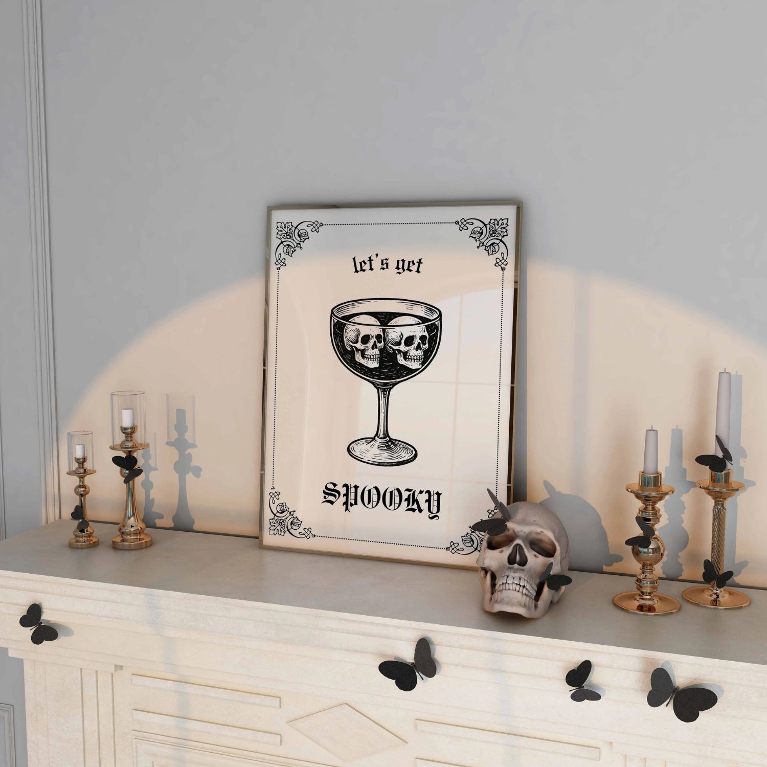 Stampa Let's Get Spooky - Halloween vintage