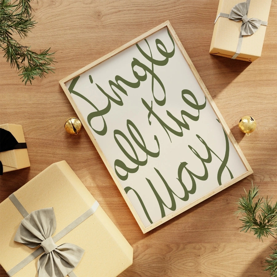 Jingle All The Way Wall Art
